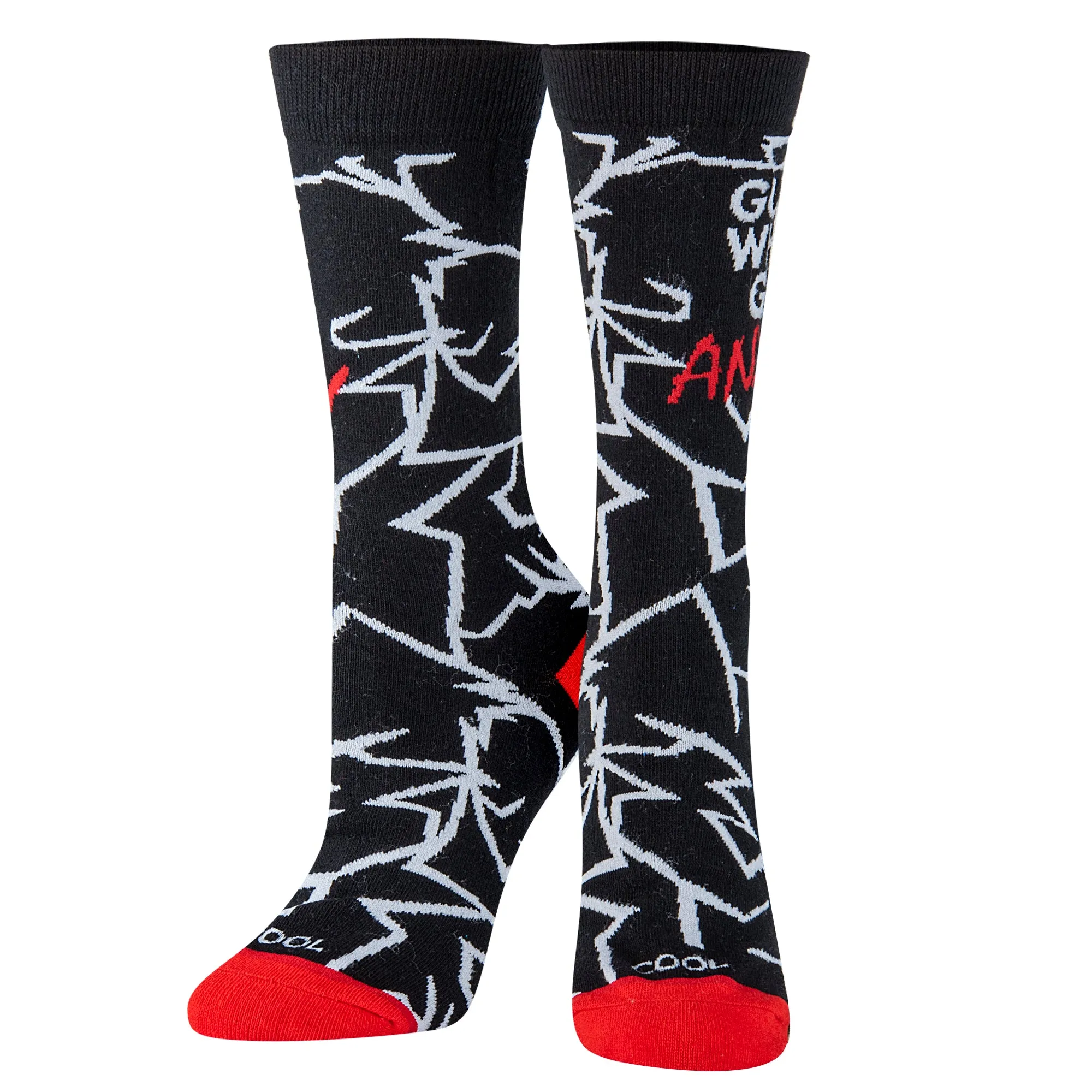 Anxiety Women's Crew Socks sold by Odd Sox product image thumbnail 2