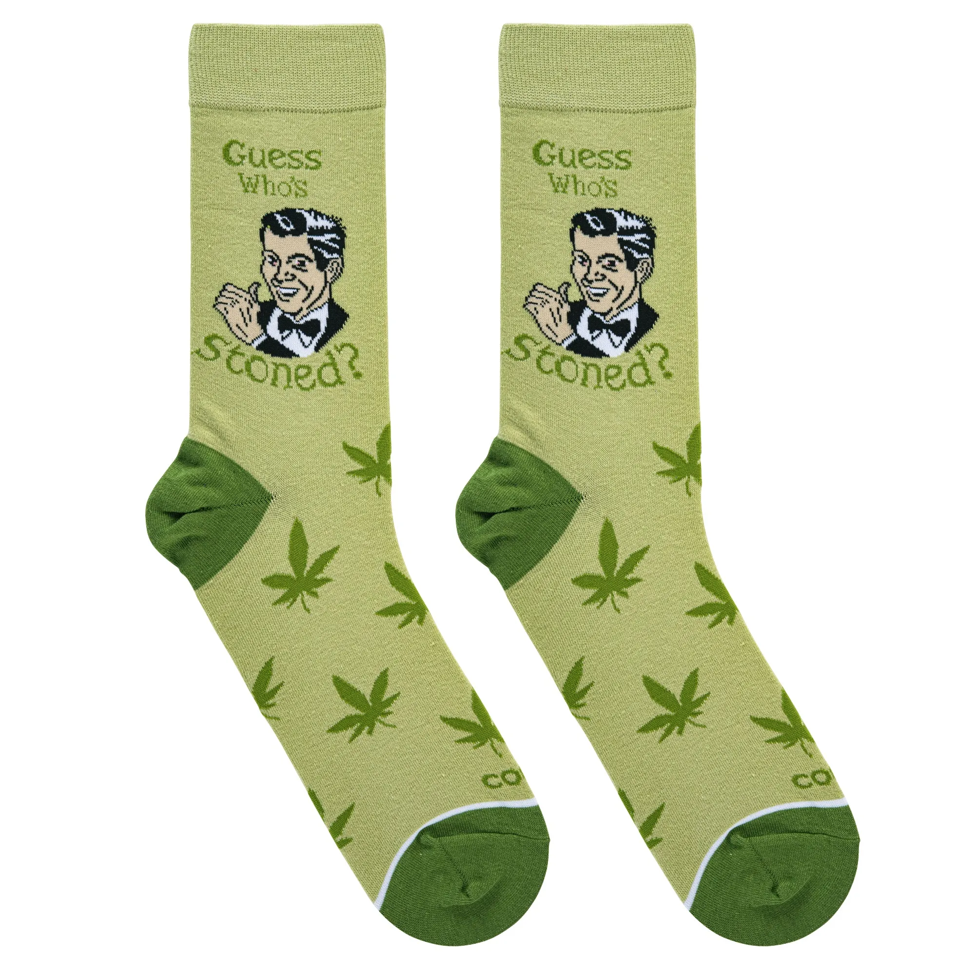 Guess Who's Stoned Men's Crew Socks sold by Odd Sox product image thumbnail 5