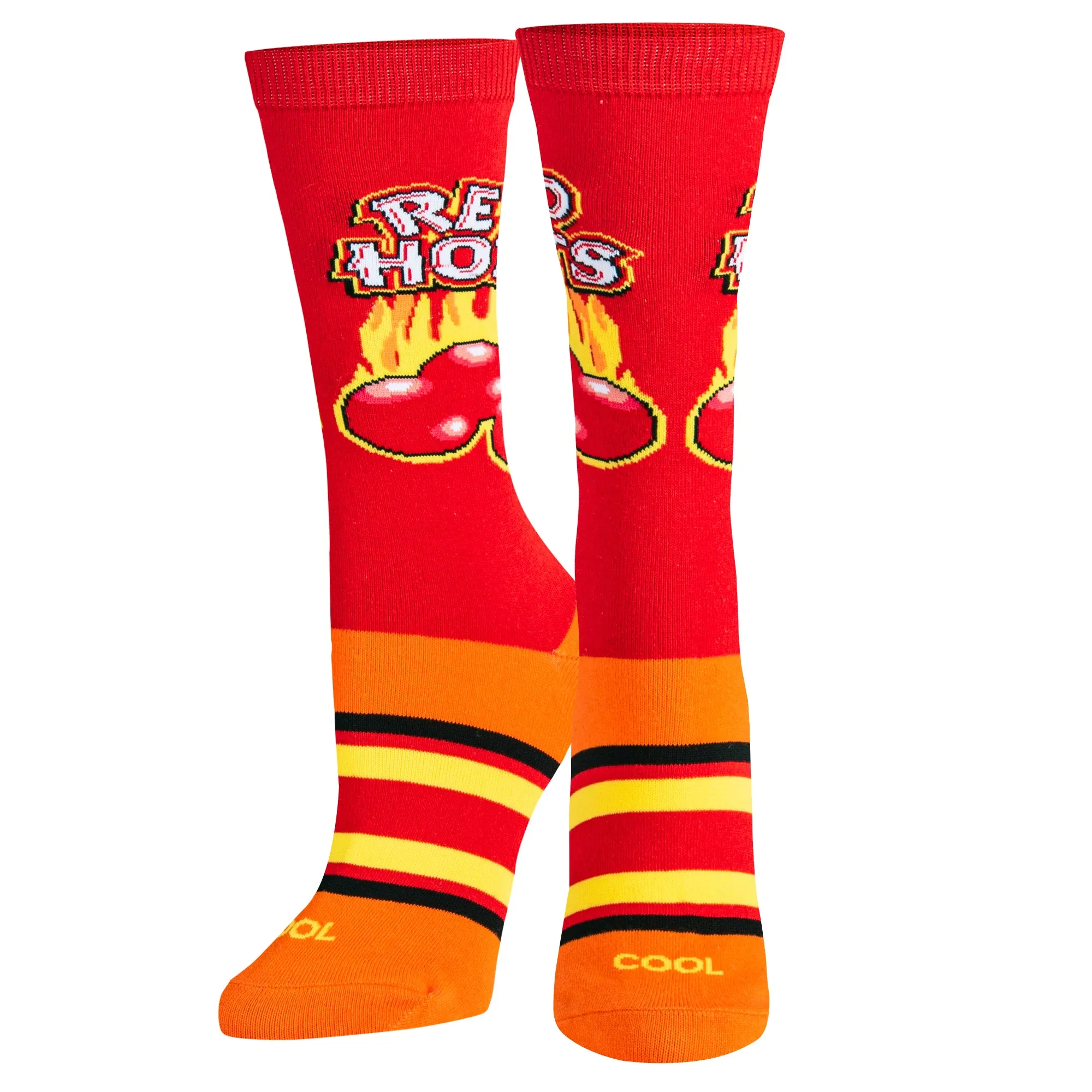 Red Hots Women's Crew Socks sold by Odd Sox product image thumbnail 2