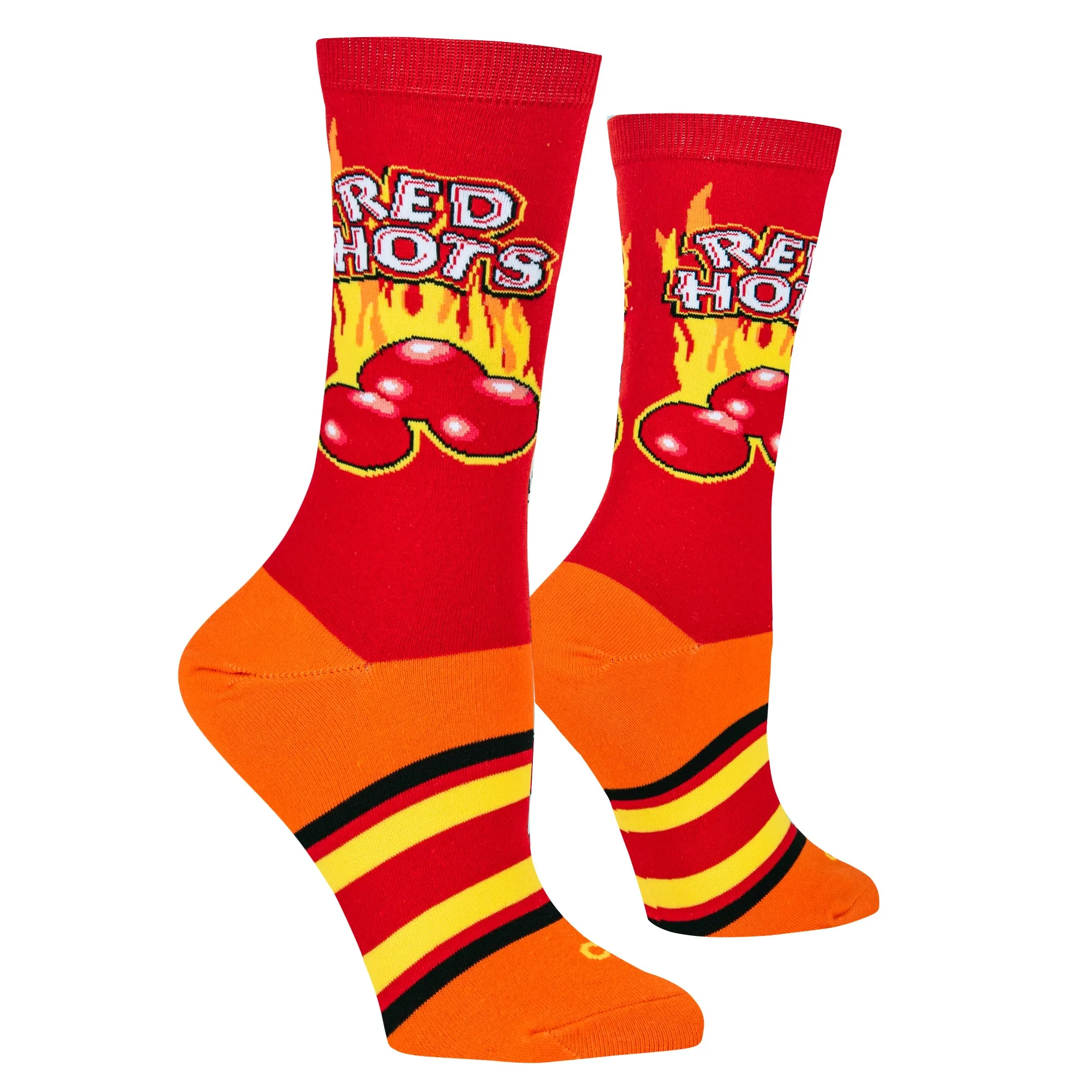 Red Hots Women's Crew Socks sold by Odd Sox product image thumbnail 3