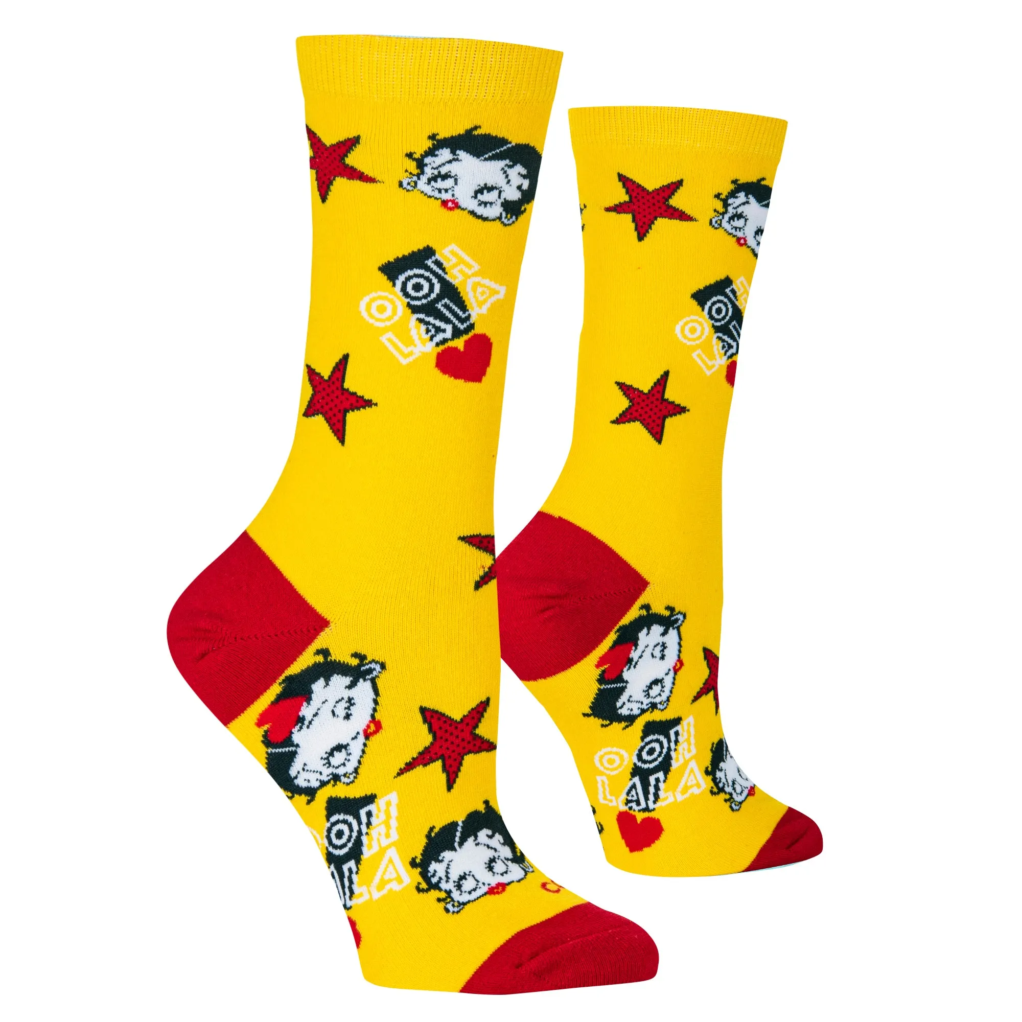 Betty Boop Oh La La Women's Crew Socks sold by Odd Sox product image thumbnail 3