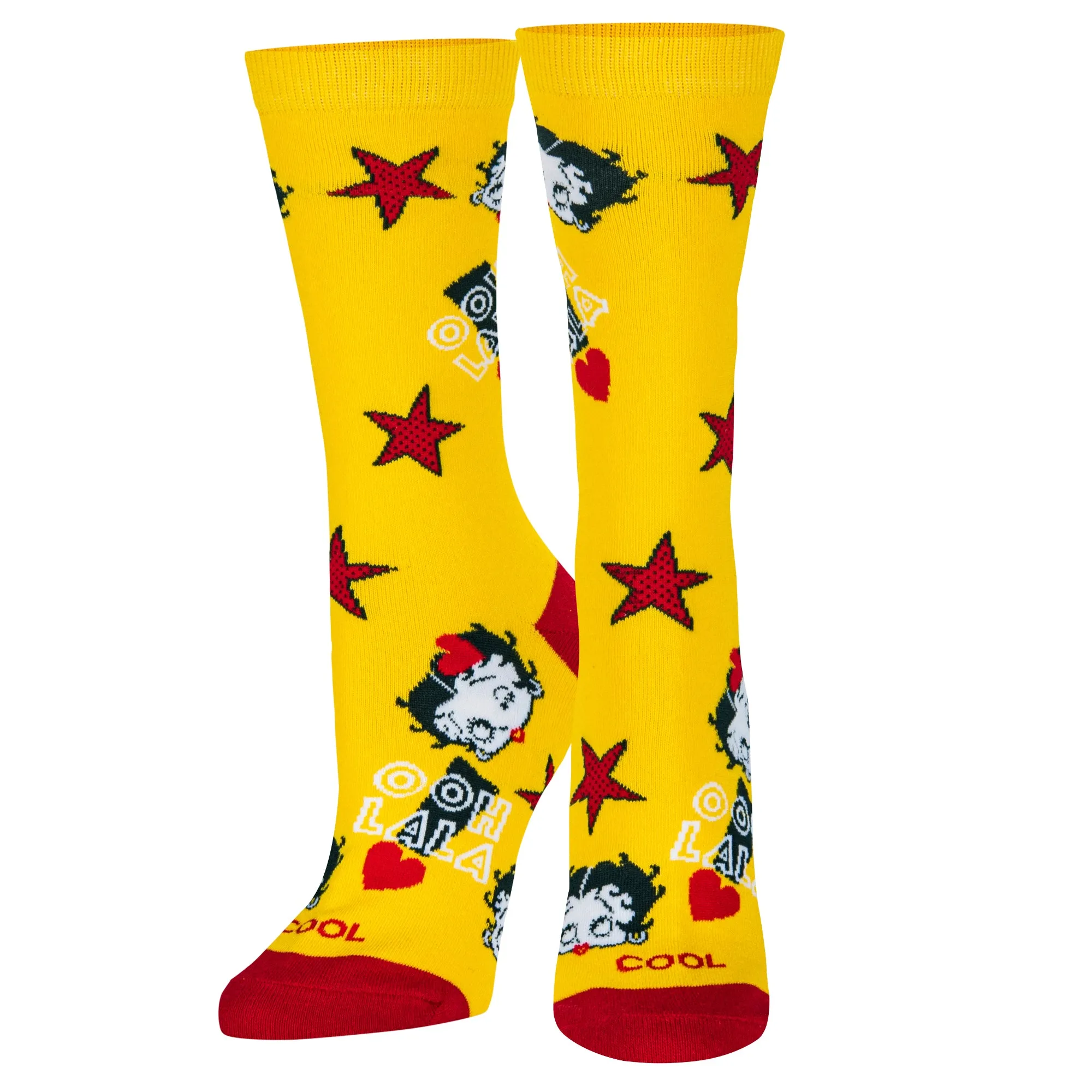 Betty Boop Oh La La Women's Crew Socks sold by Odd Sox product image thumbnail 2