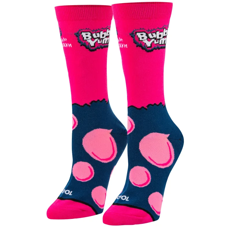Bubble Yum Women's Crew Socks sold by Odd Sox