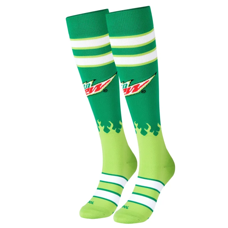 Mountain Dew Compression Socks sold by Odd Sox