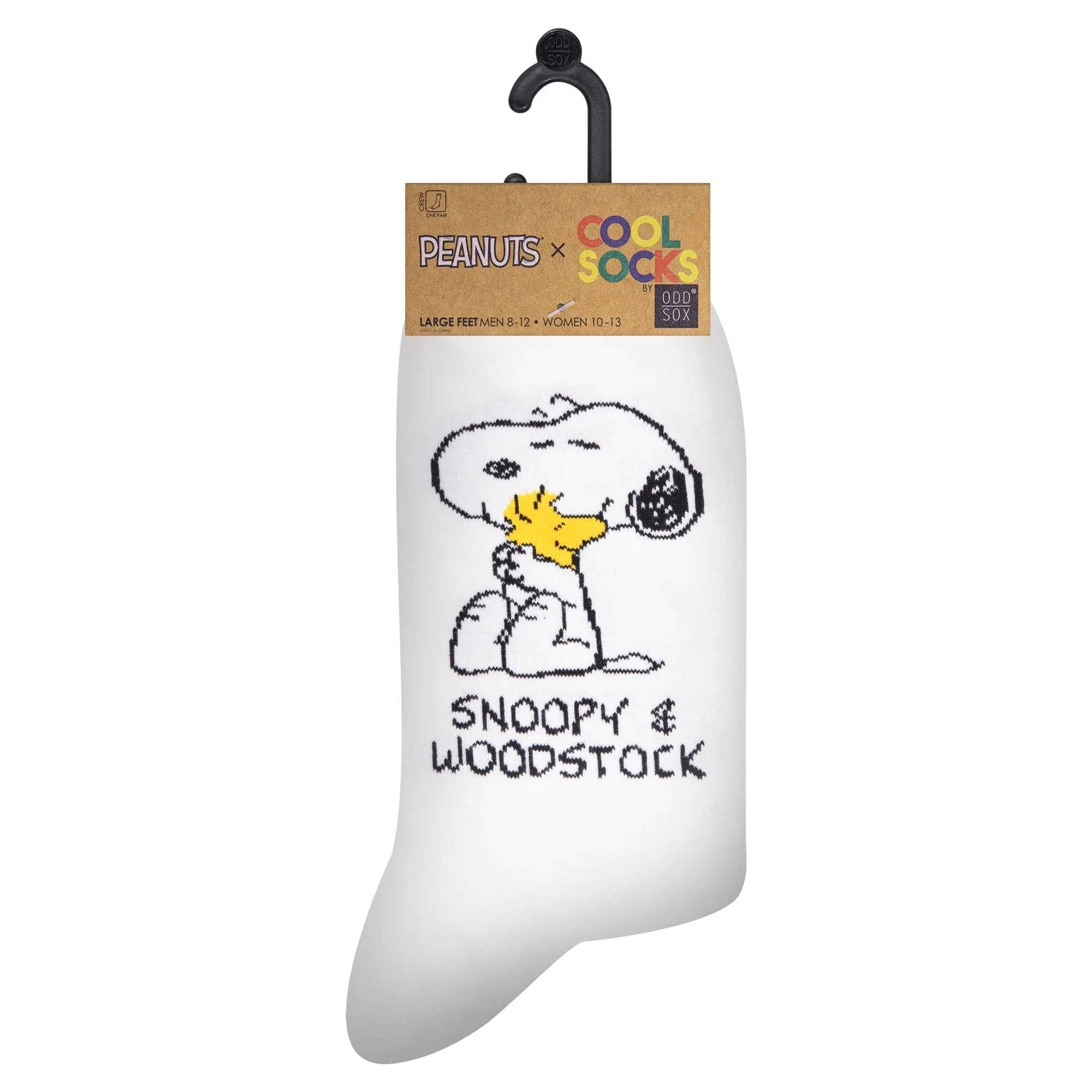 Snoopy & Woodstock Men's Crew Socks sold by Odd Sox product image thumbnail 5