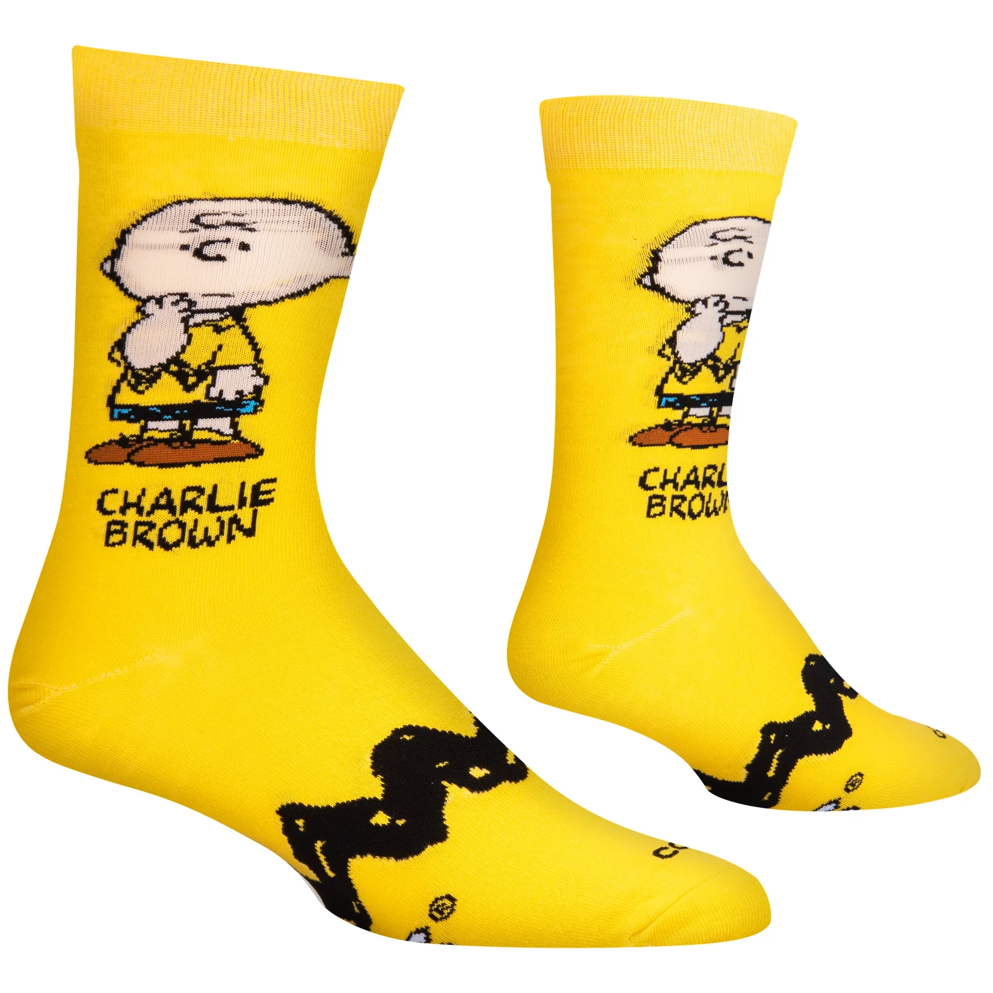 Charlie Brown Men's Crew Socks sold by Odd Sox product image thumbnail 3