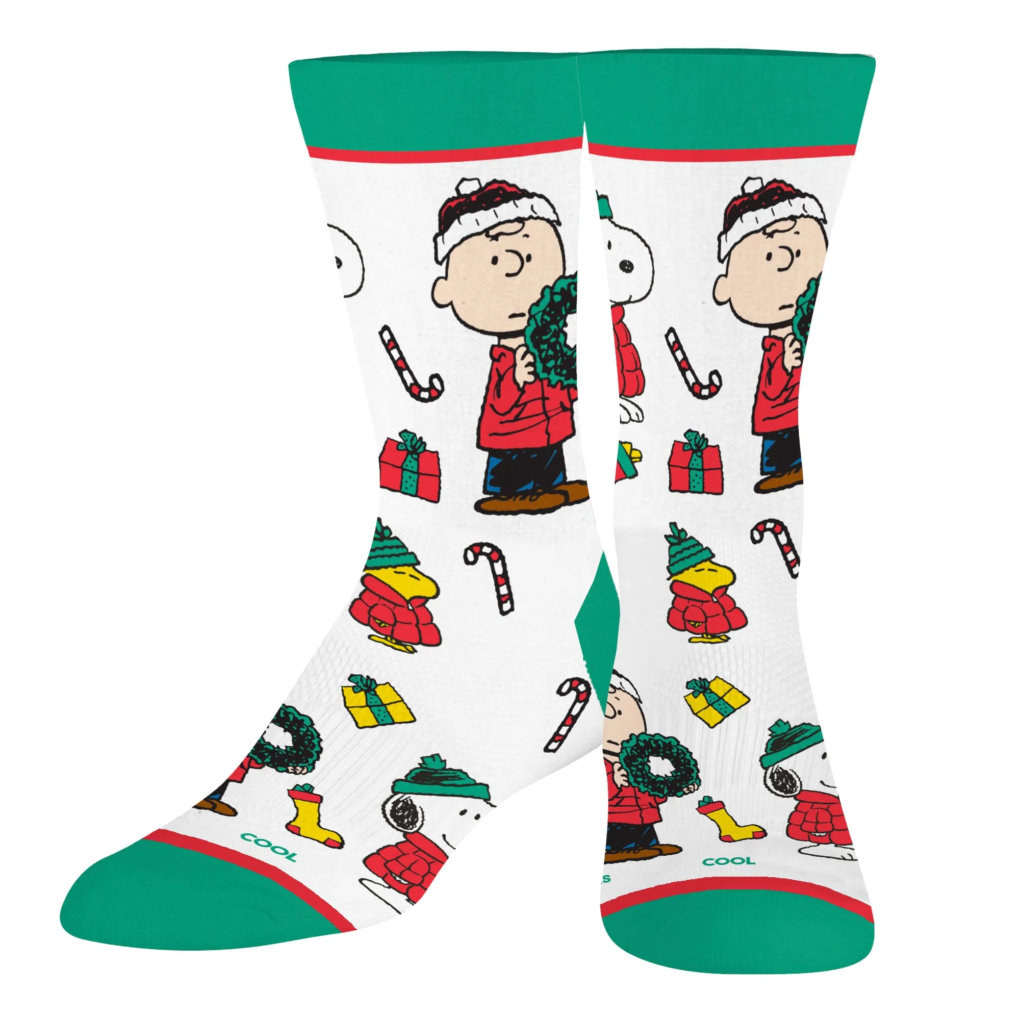 A Charlie Brown Christmas Men's Crew Socks sold by Odd Sox product image thumbnail 2
