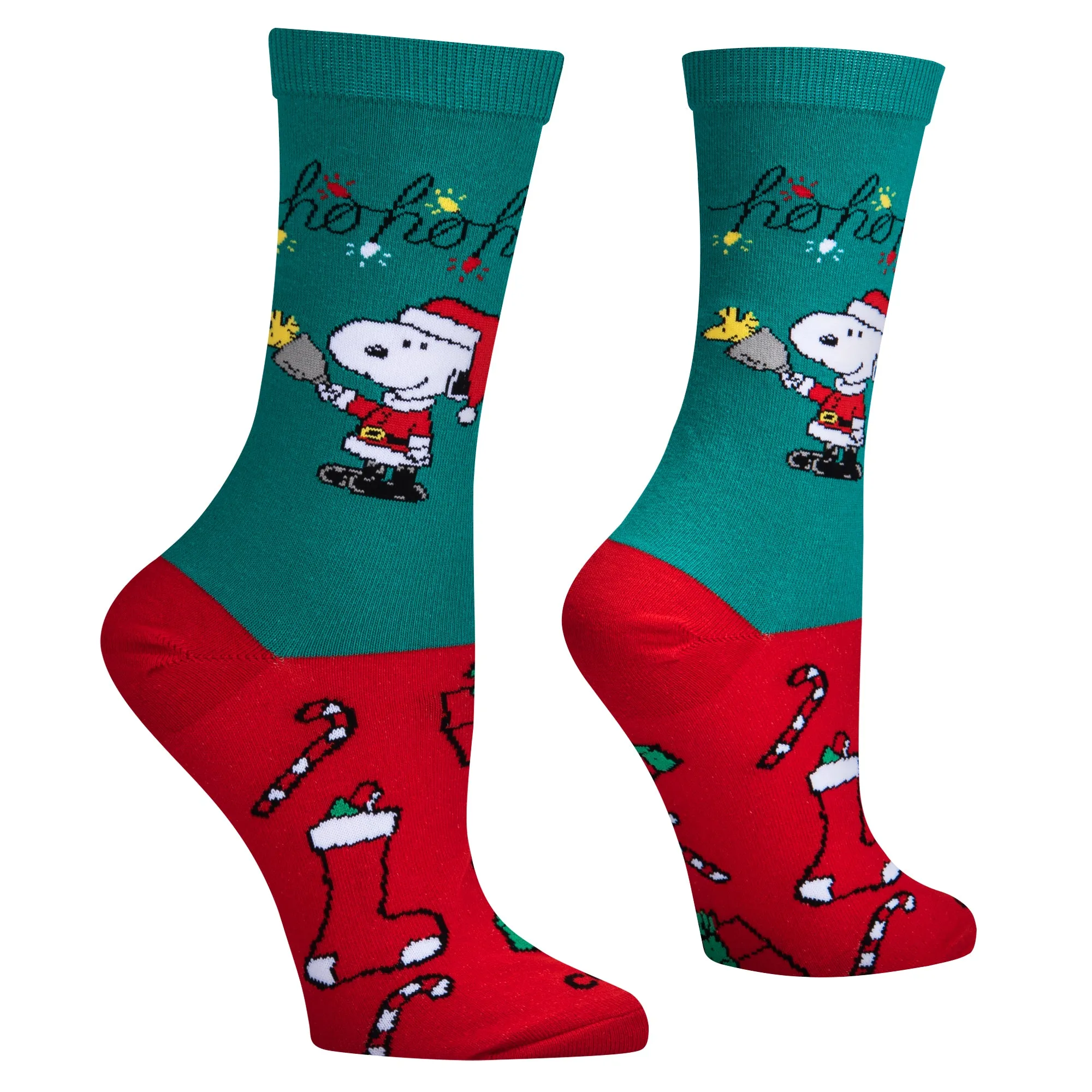 Snoopy Claus Women's Crew Socks sold by Odd Sox product image thumbnail 3