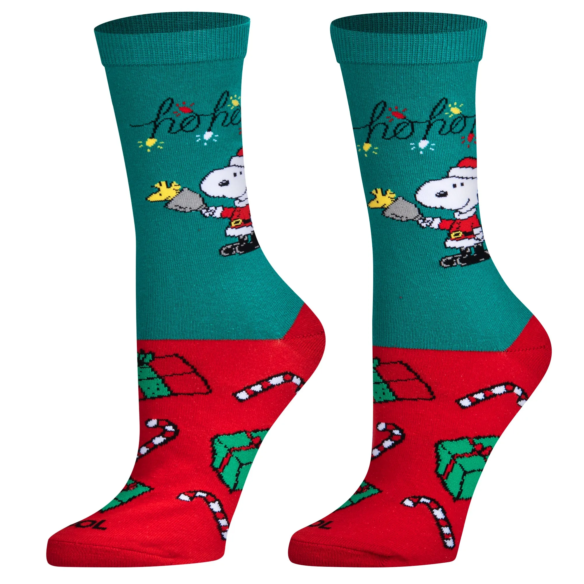 Snoopy Claus Women's Crew Socks sold by Odd Sox