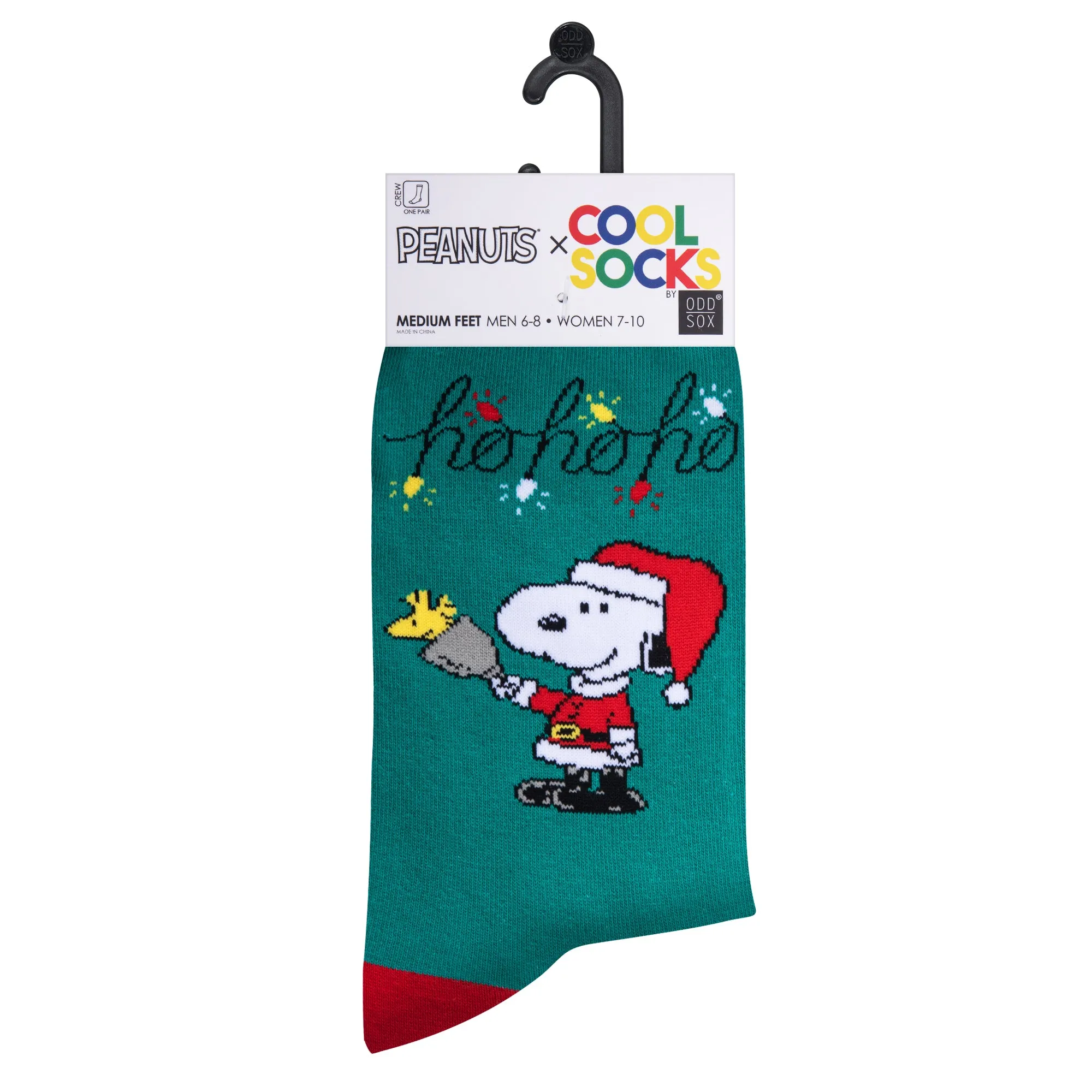Snoopy Claus Women's Crew Socks sold by Odd Sox product image thumbnail 5