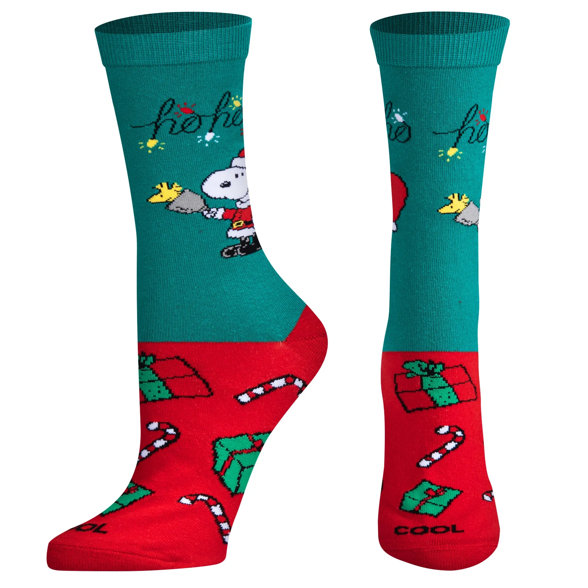 Snoopy Claus Women's Crew Socks sold by Odd Sox product image thumbnail 2