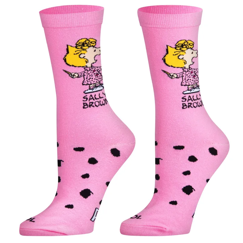 Sally Brown Women's Crew Socks sold by Odd Sox