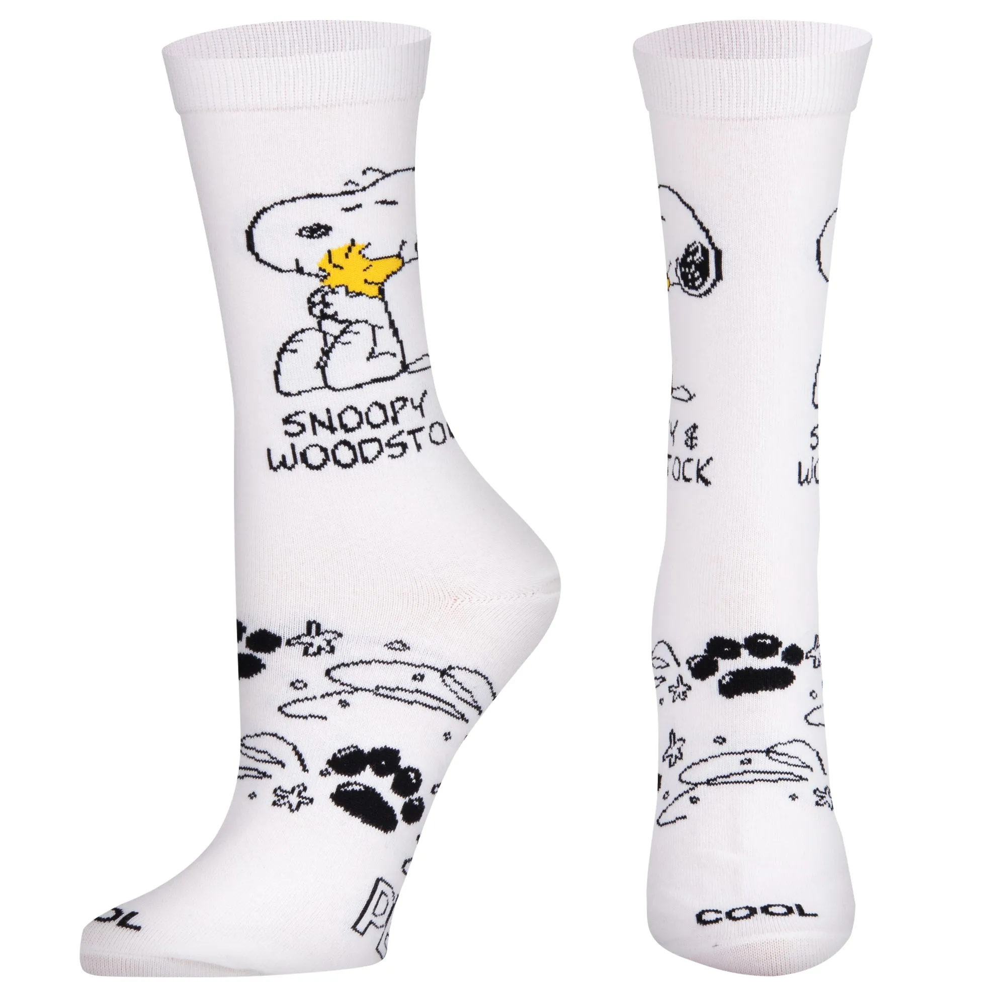 Snoopy & Woodstock Women's Crew Socks sold by Odd Sox product image thumbnail 2