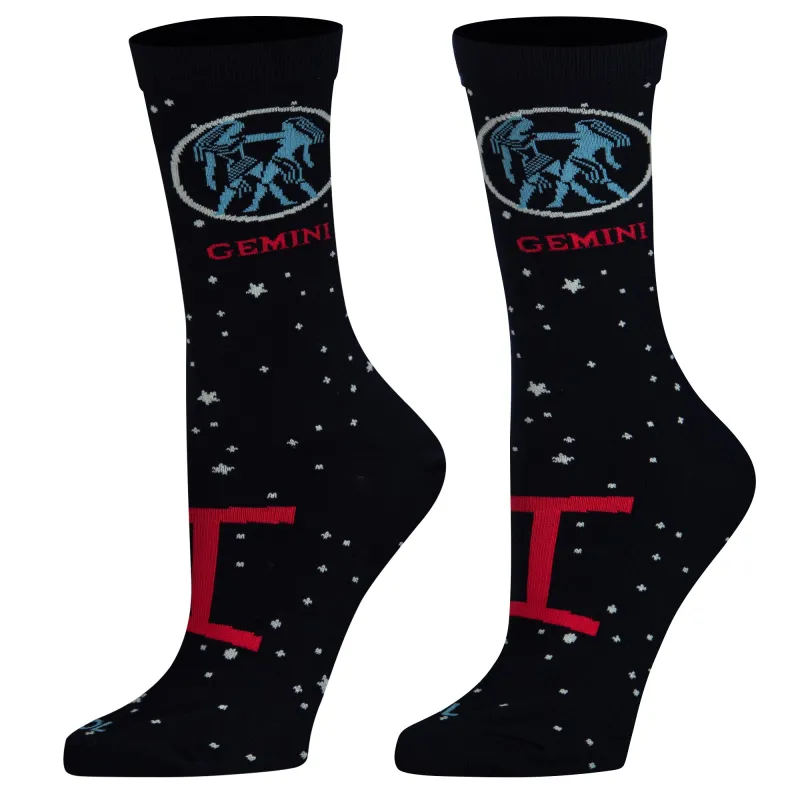 Gemini  Women's Crew Socks sold by Odd Sox