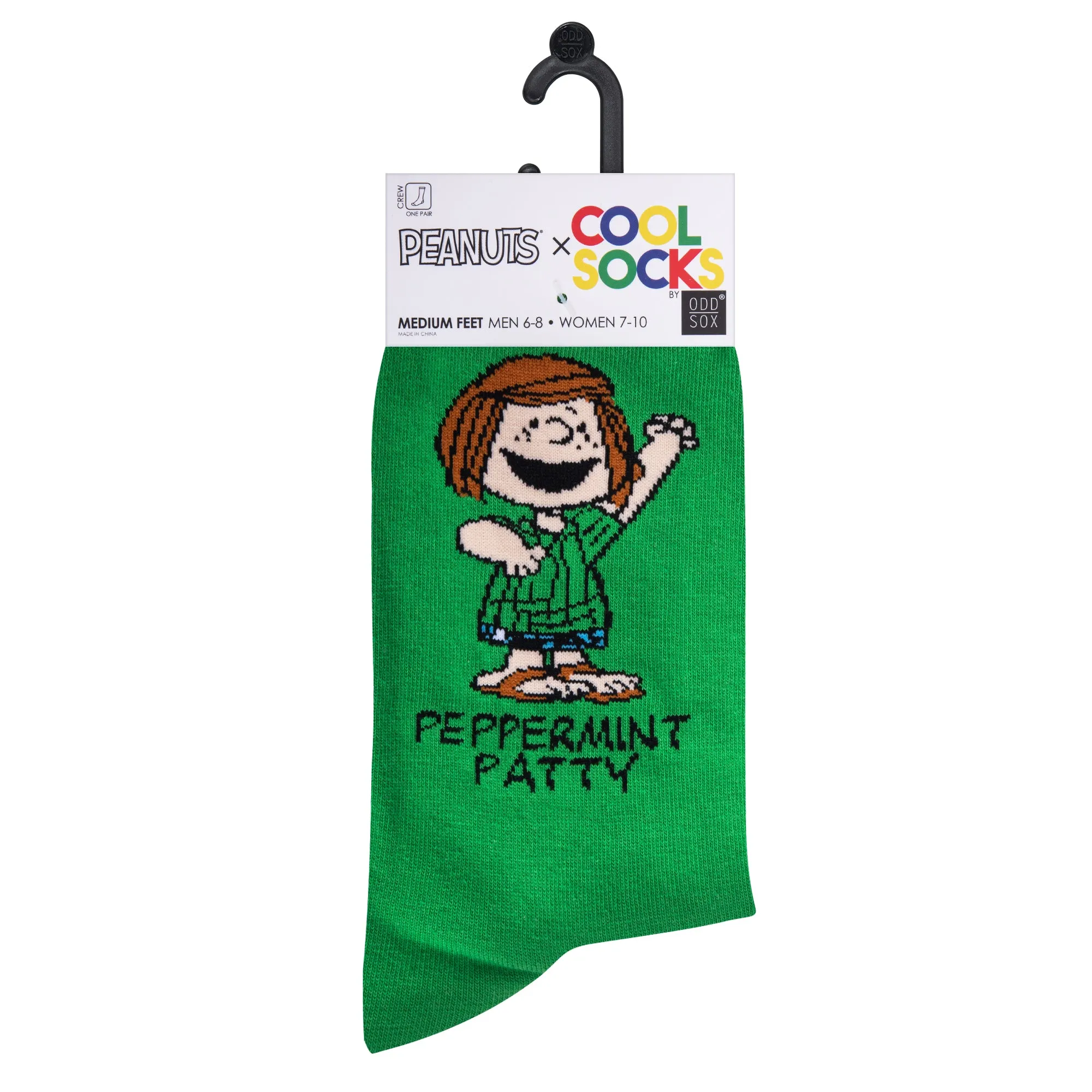 Peppermint Patty Women's Crew Socks sold by Odd Sox product image thumbnail 5