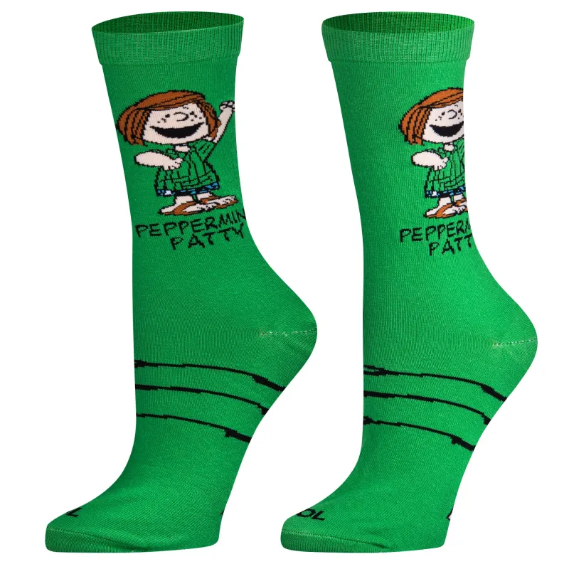 Peppermint Patty Women's Crew Socks sold by Odd Sox