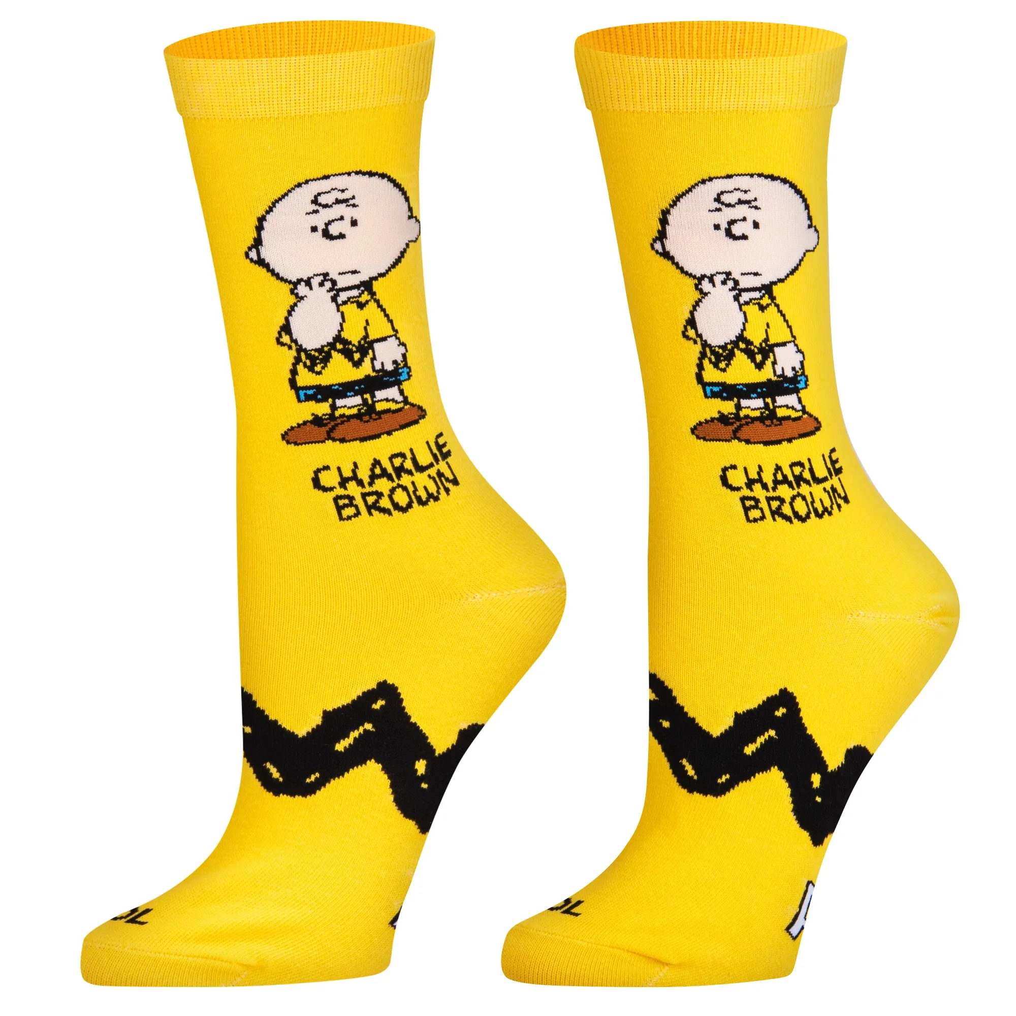 Charlie Brown Women's Crew Socks sold by Odd Sox