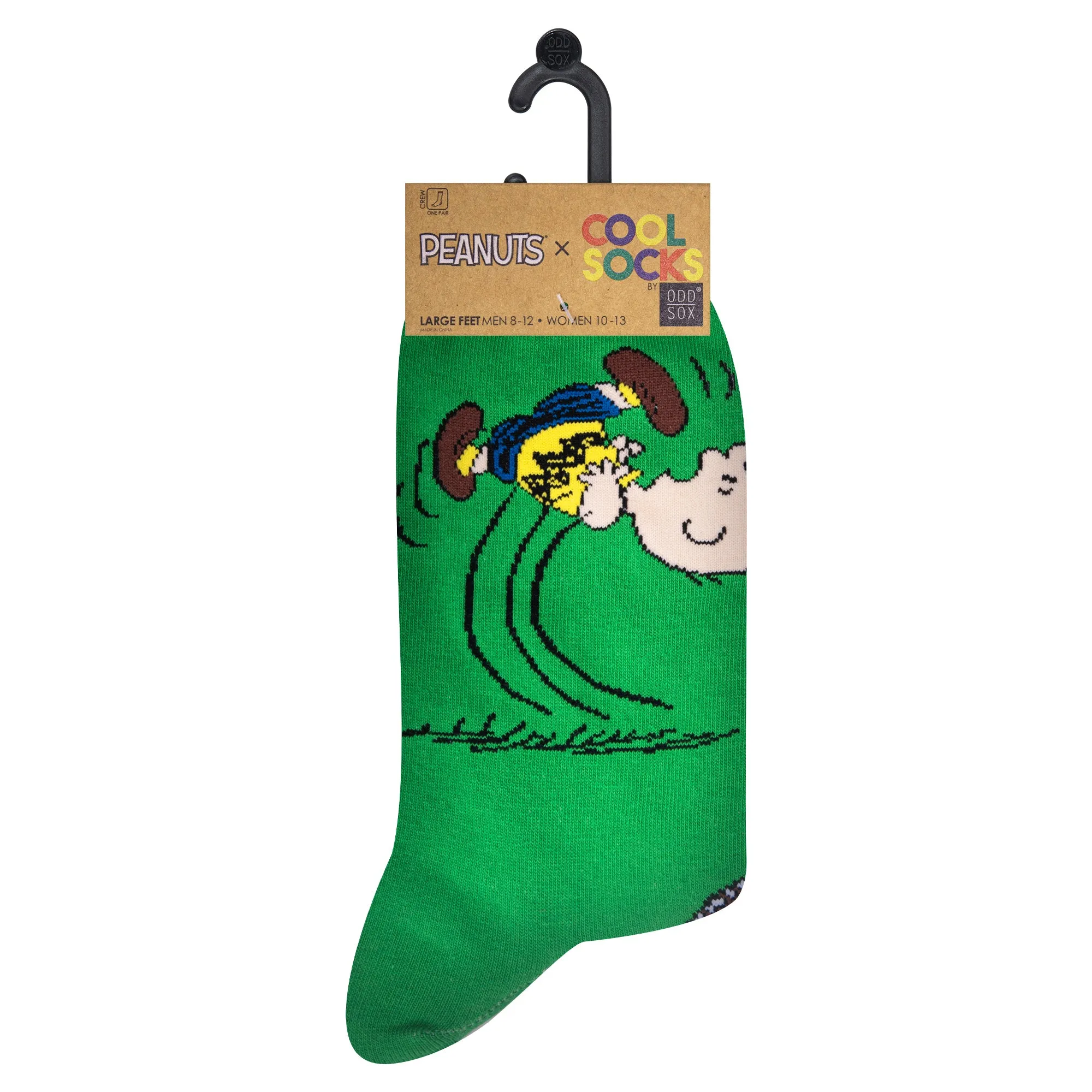 Charlie Brown Football Men's Crew Socks sold by Odd Sox product image thumbnail 5