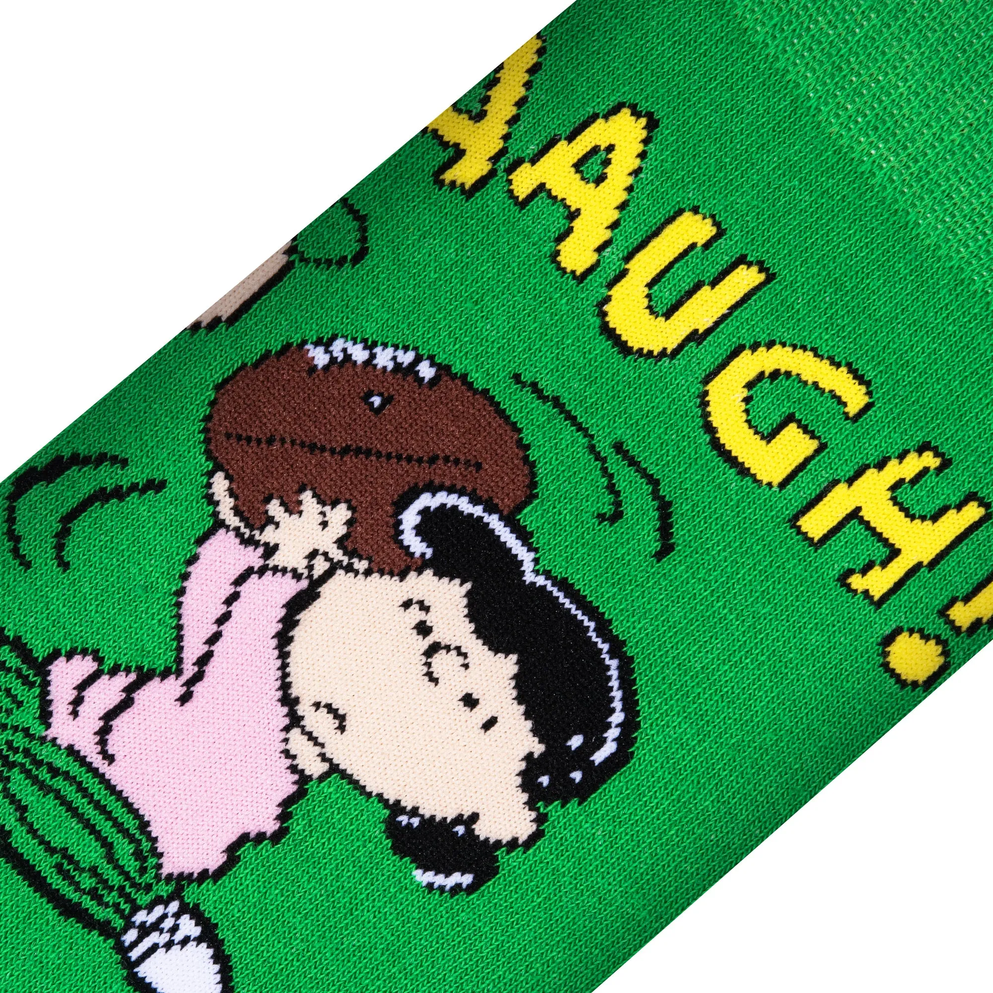 Charlie Brown Football Men's Crew Socks sold by Odd Sox product image thumbnail 4