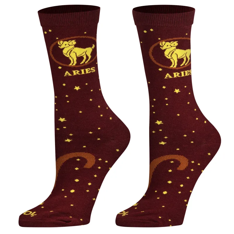 Aries  Women's Crew Socks sold by Odd Sox