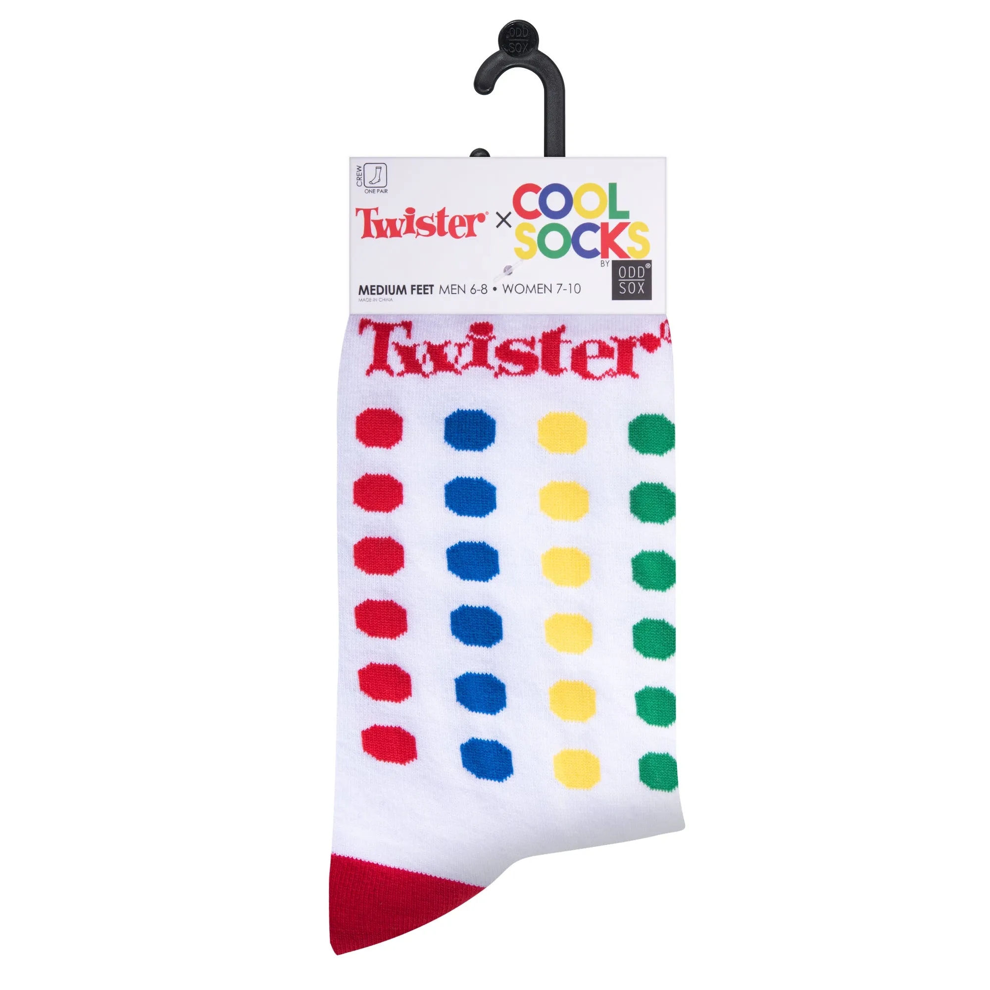 Twister Colors Women's Crew Socks sold by Odd Sox product image thumbnail 5