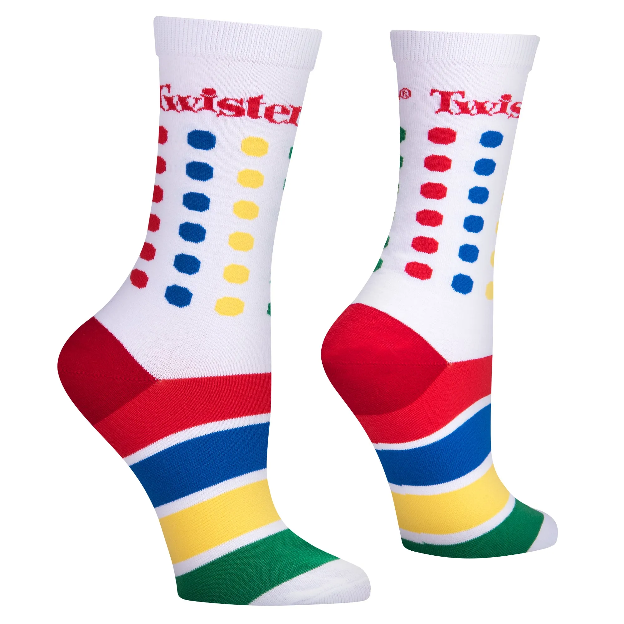 Twister Colors Women's Crew Socks sold by Odd Sox product image thumbnail 3