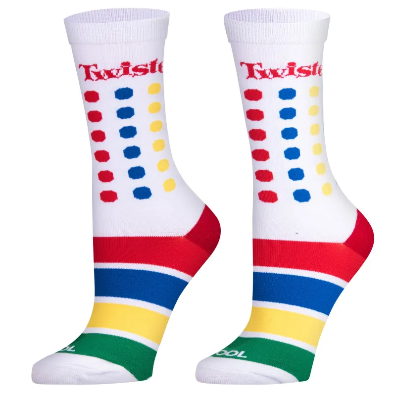 Twister Colors Women's Crew Socks sold by Odd Sox