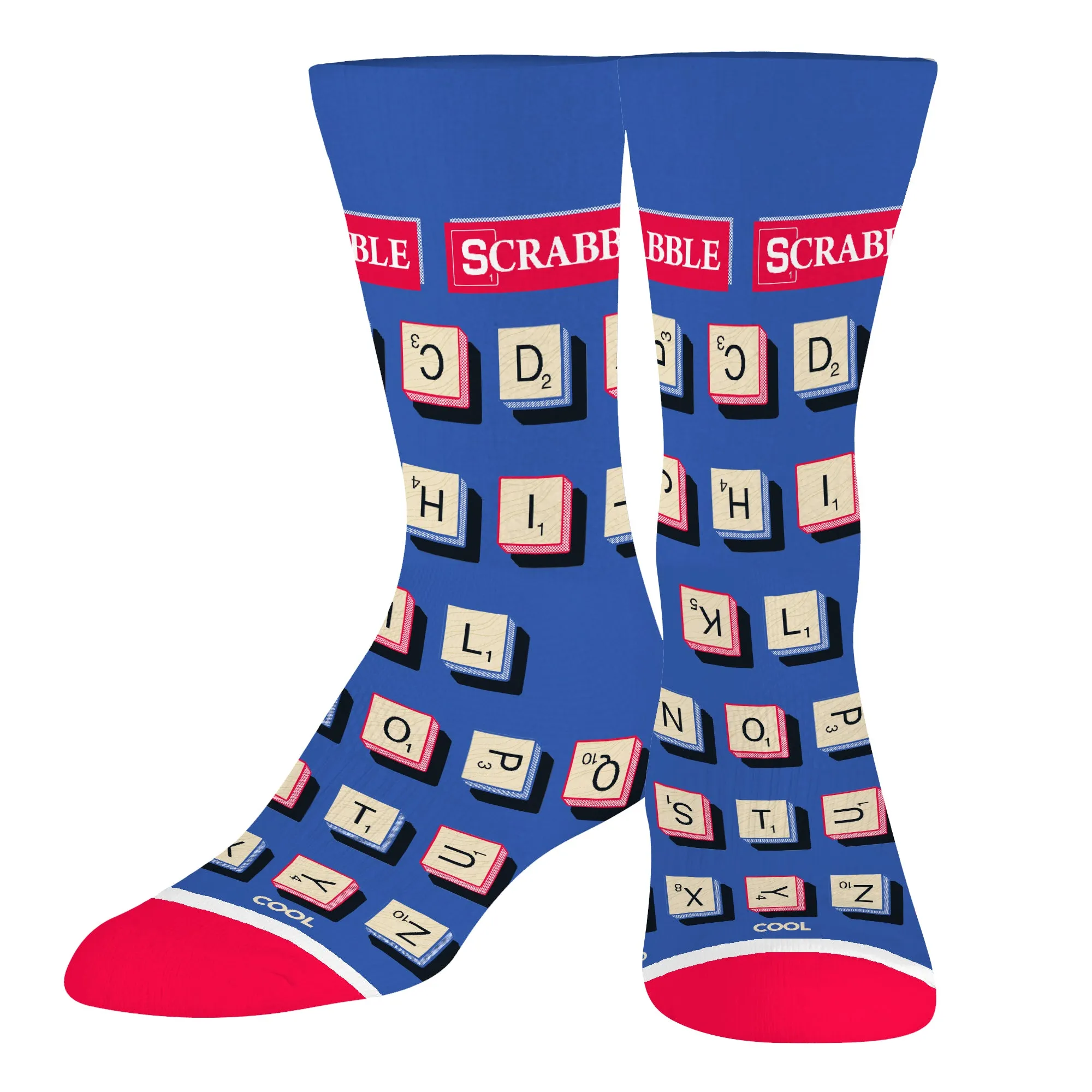 Scrabble Letters Men's Crew Socks sold by Odd Sox product image thumbnail 2