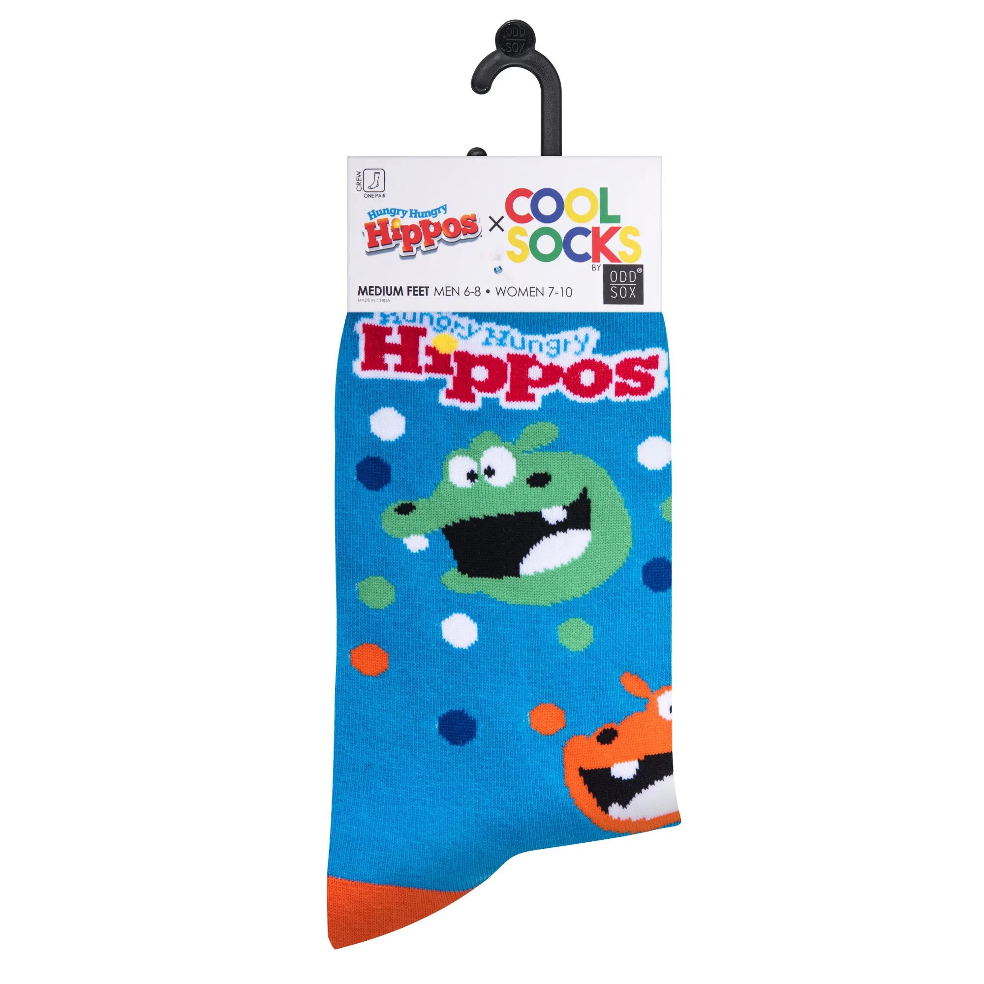 Hungry Hungry Hippos Women's Crew Socks sold by Odd Sox product image thumbnail 5
