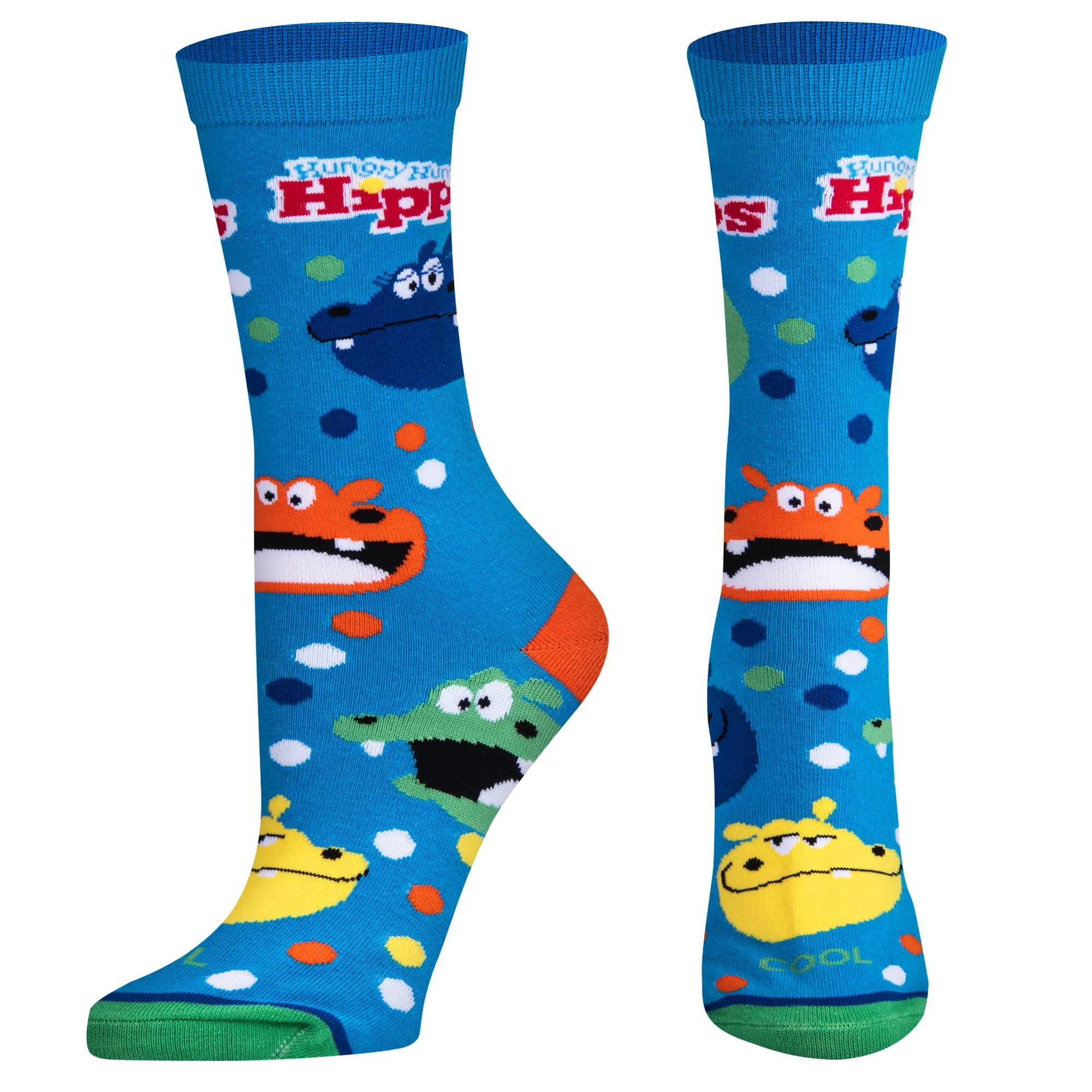Hungry Hungry Hippos Women's Crew Socks sold by Odd Sox product image thumbnail 2