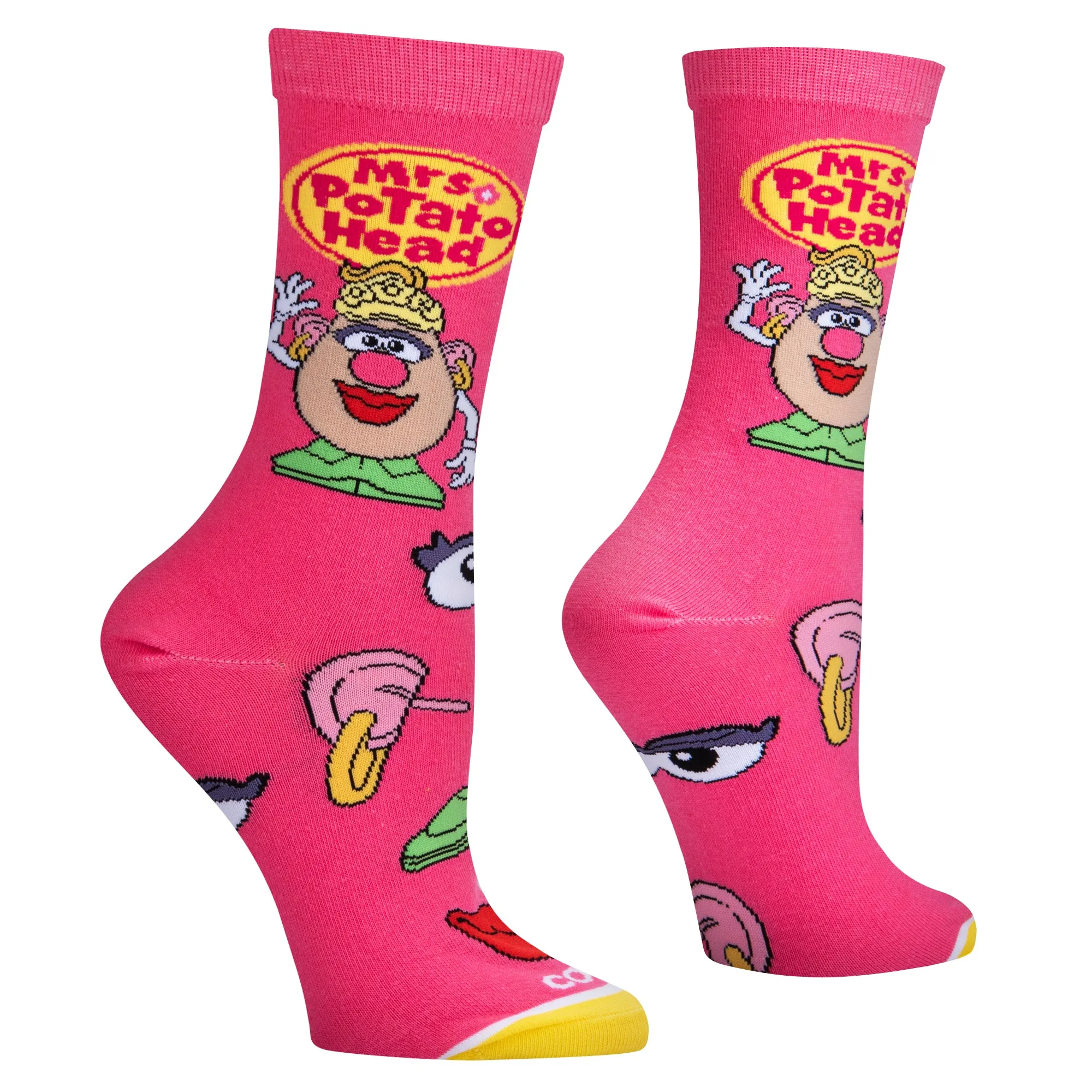Mrs. Potato Head Women's Crew Socks sold by Odd Sox product image thumbnail 3