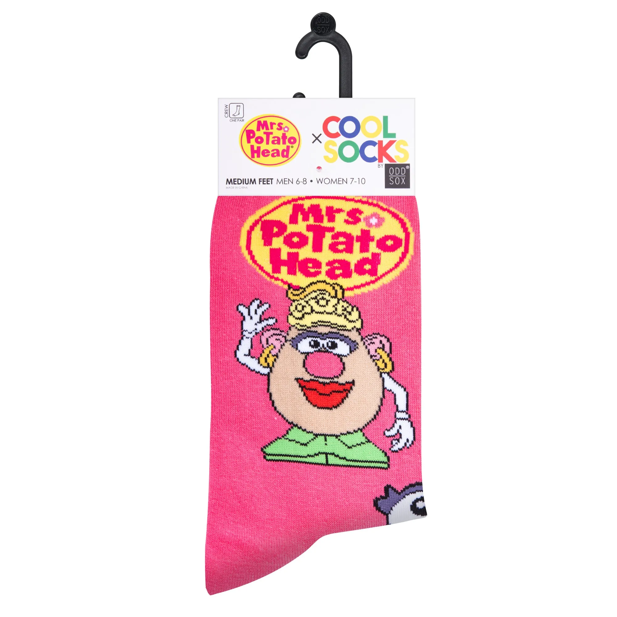 Mrs. Potato Head Women's Crew Socks sold by Odd Sox product image thumbnail 5