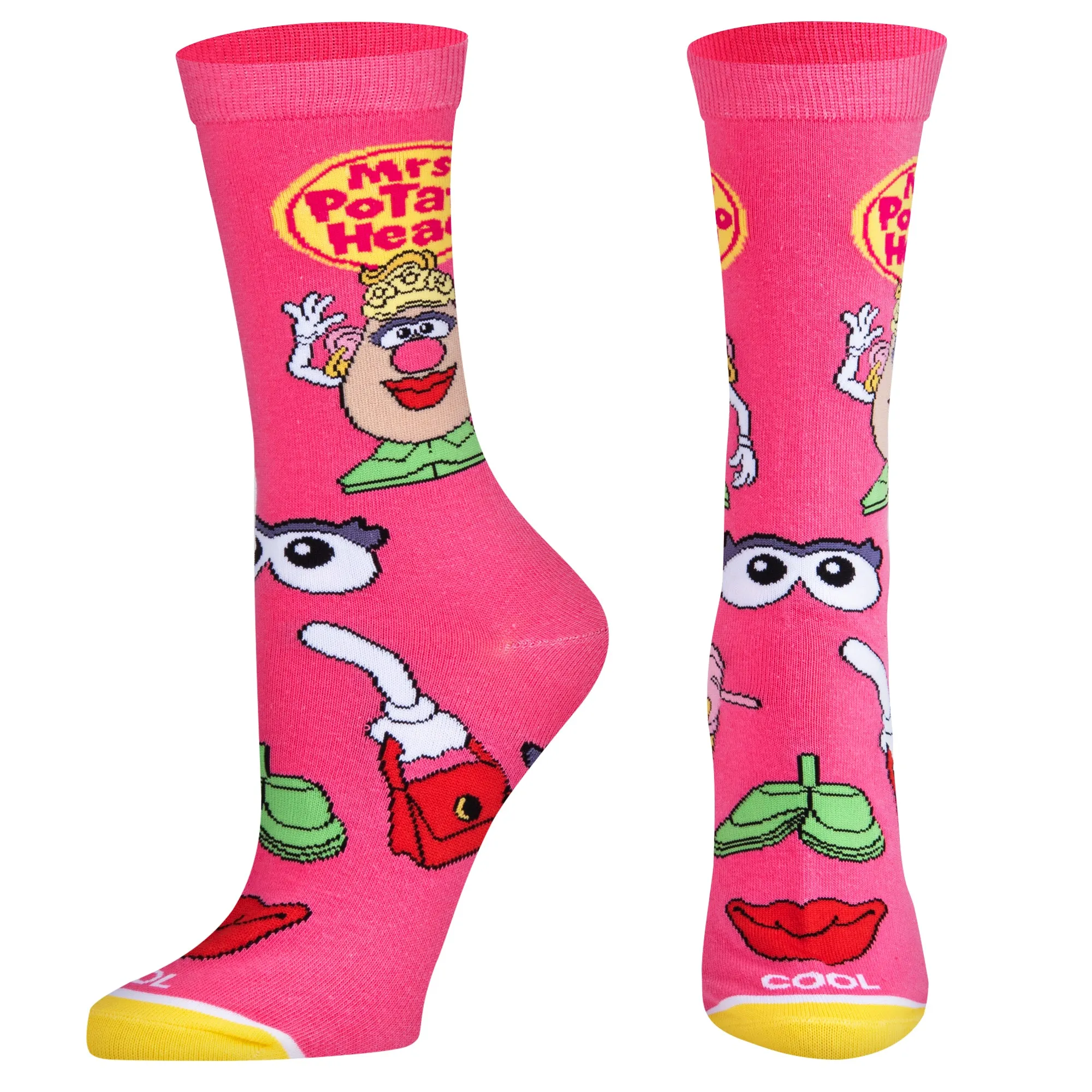 Mrs. Potato Head Women's Crew Socks sold by Odd Sox product image thumbnail 2