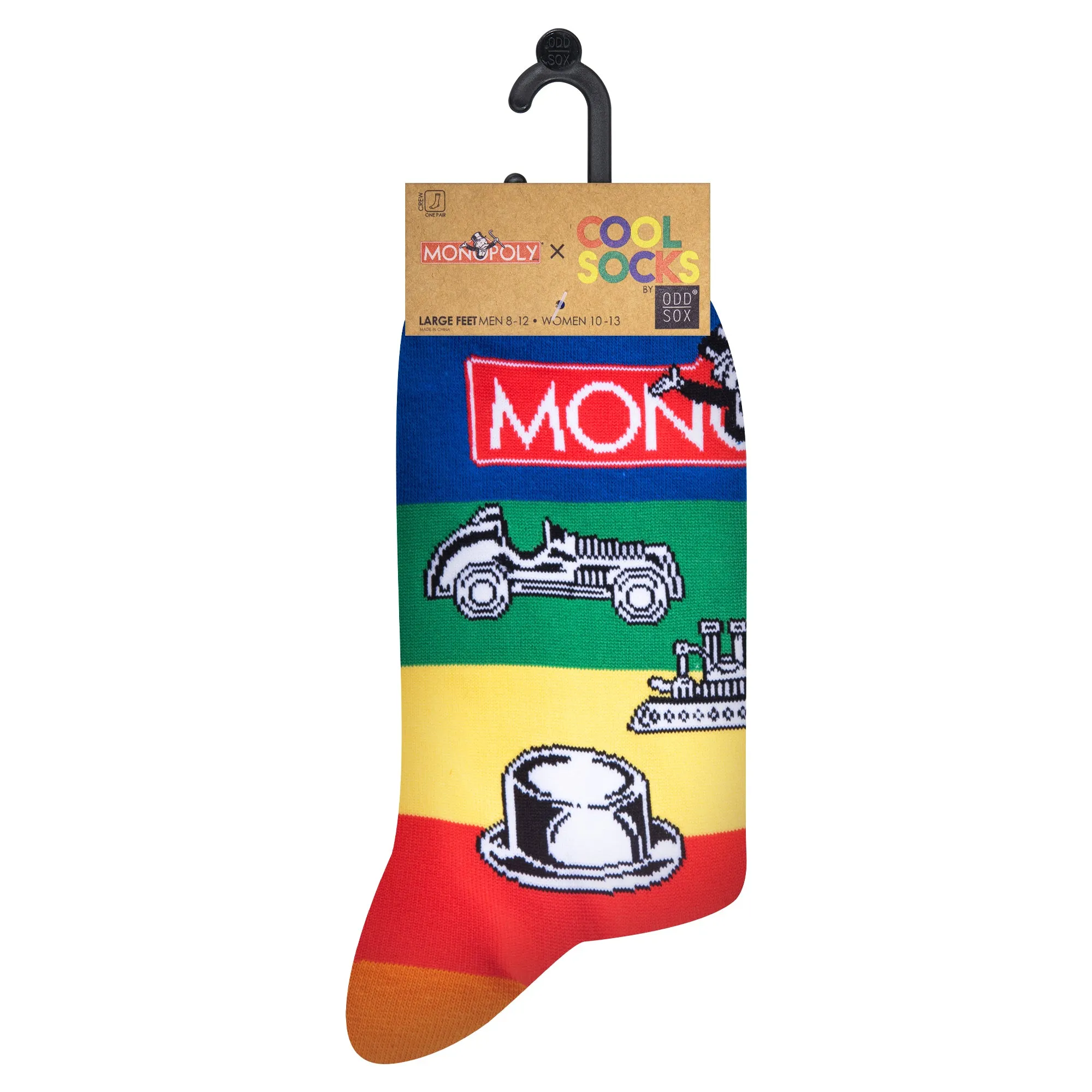 Monopoly Pieces Men's Crew Socks sold by Odd Sox product image thumbnail 5
