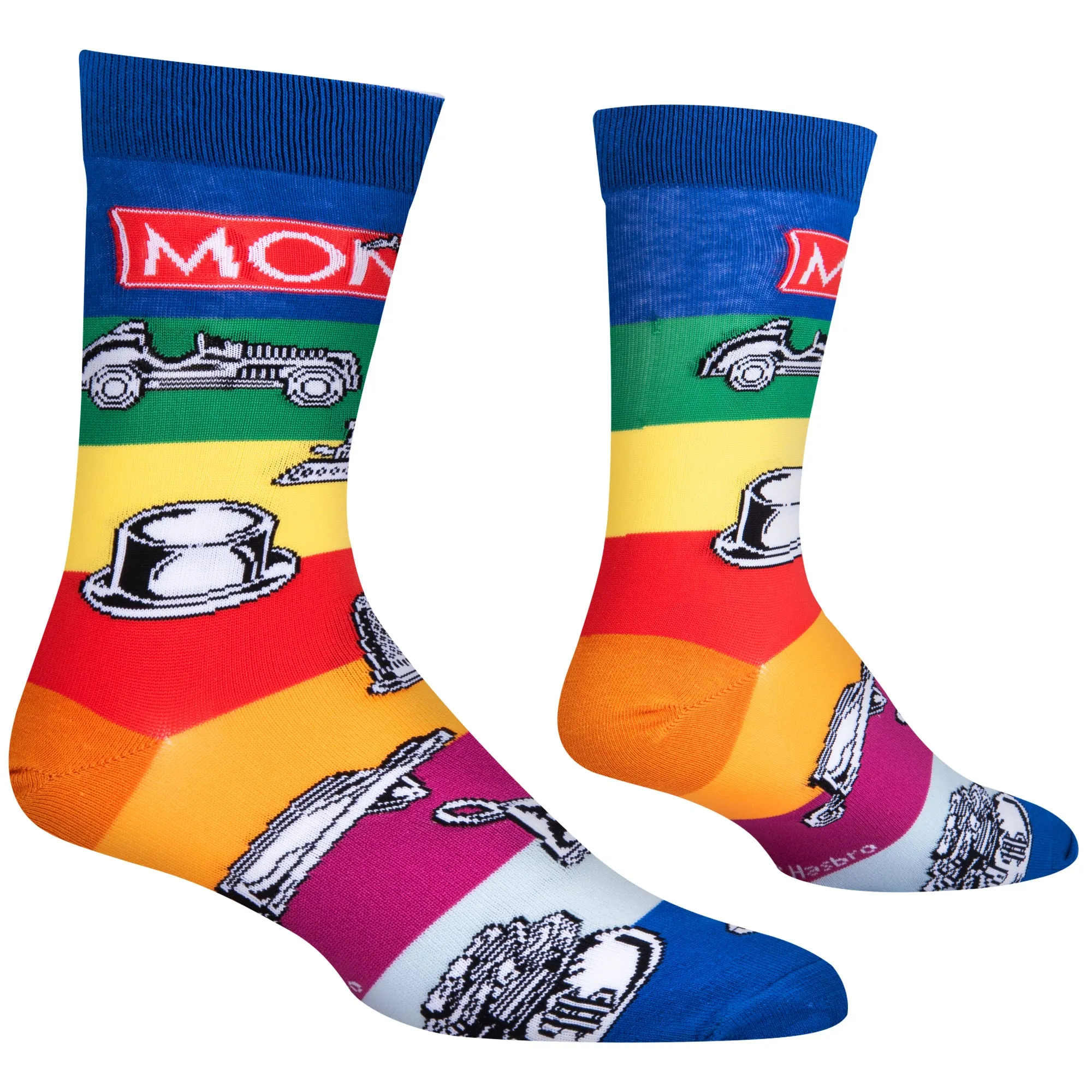 Monopoly Pieces Men's Crew Socks sold by Odd Sox product image thumbnail 3