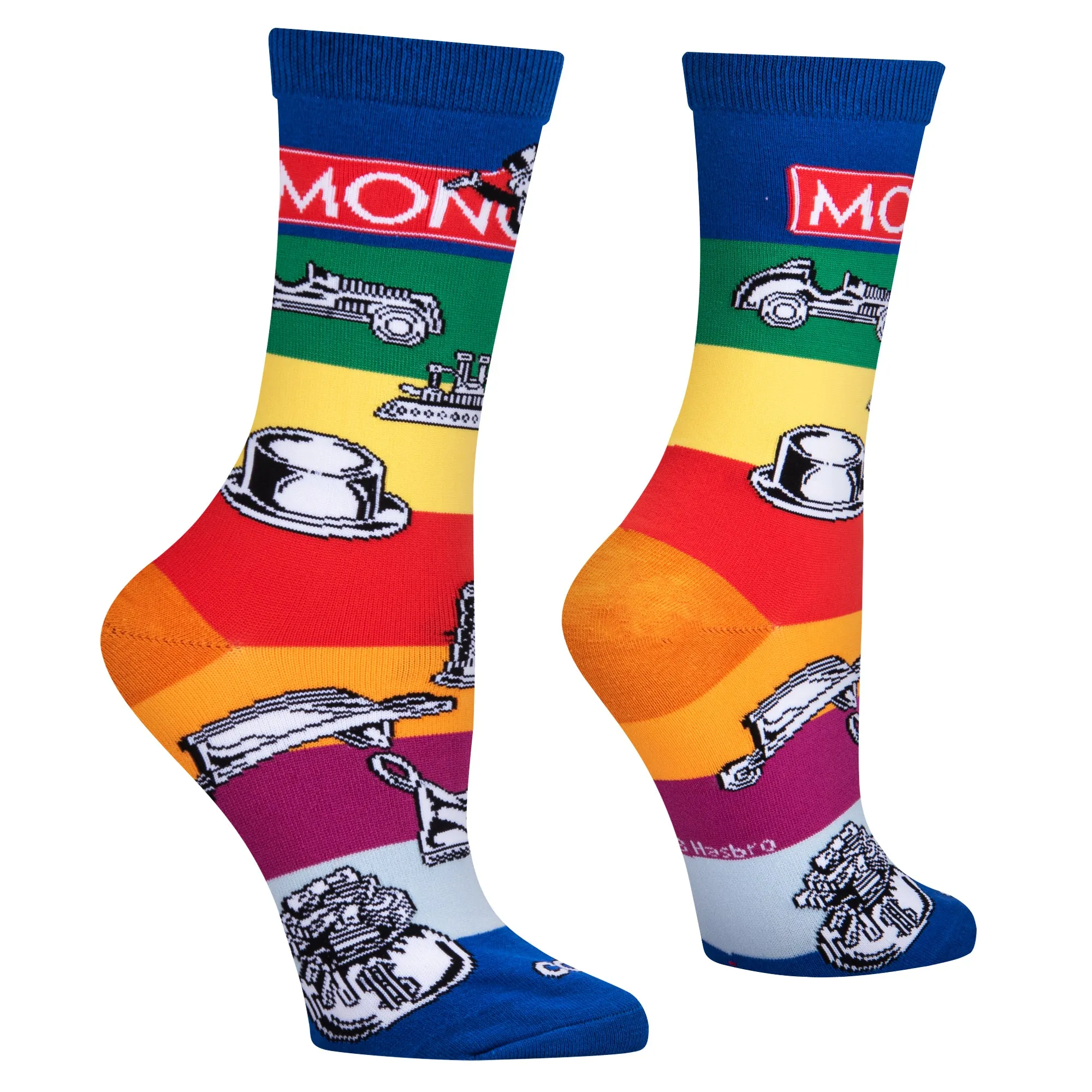 Monopoly Pieces Women's Crew Socks sold by Odd Sox product image thumbnail 3
