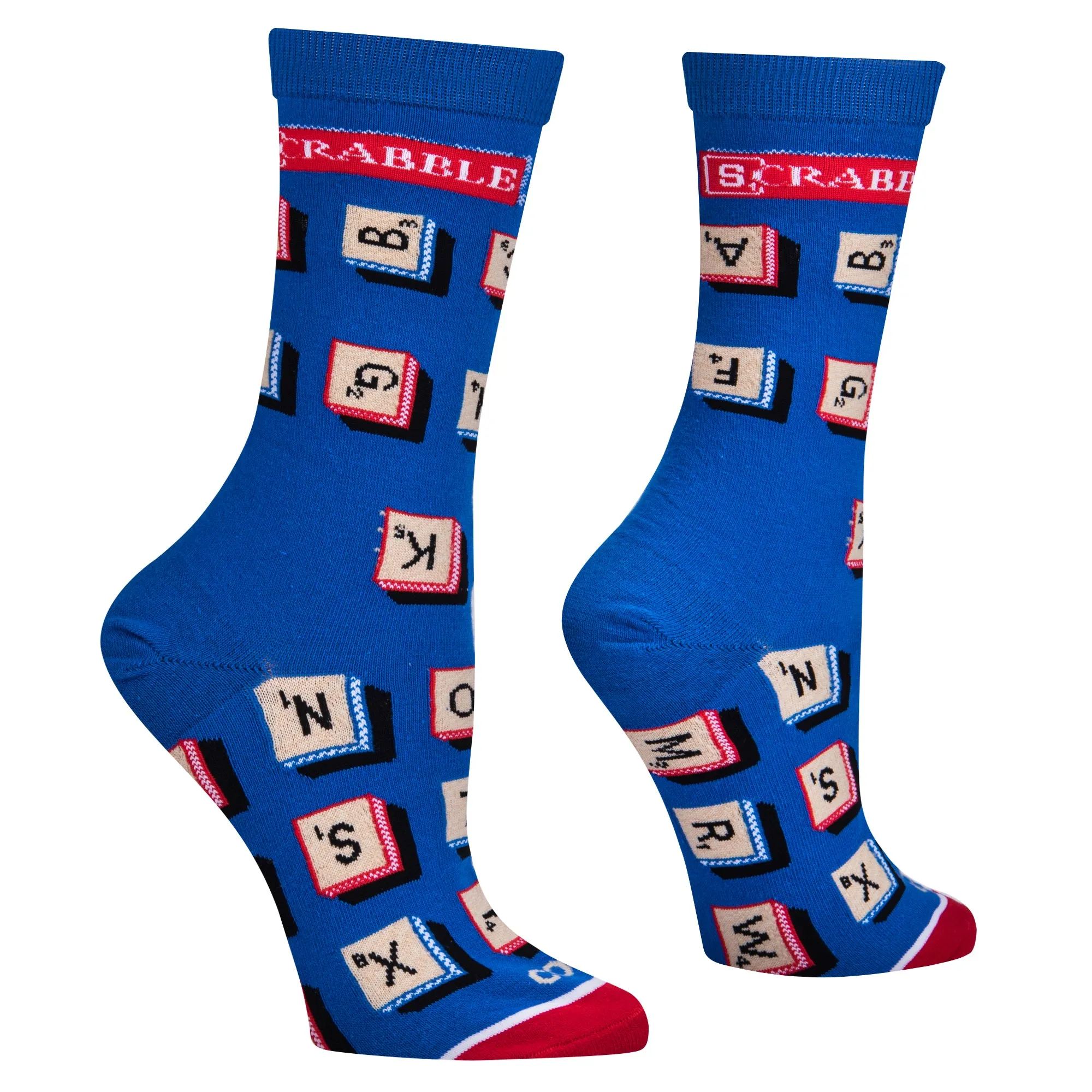 Scrabble Letters Women's Crew Socks sold by Odd Sox product image thumbnail 3