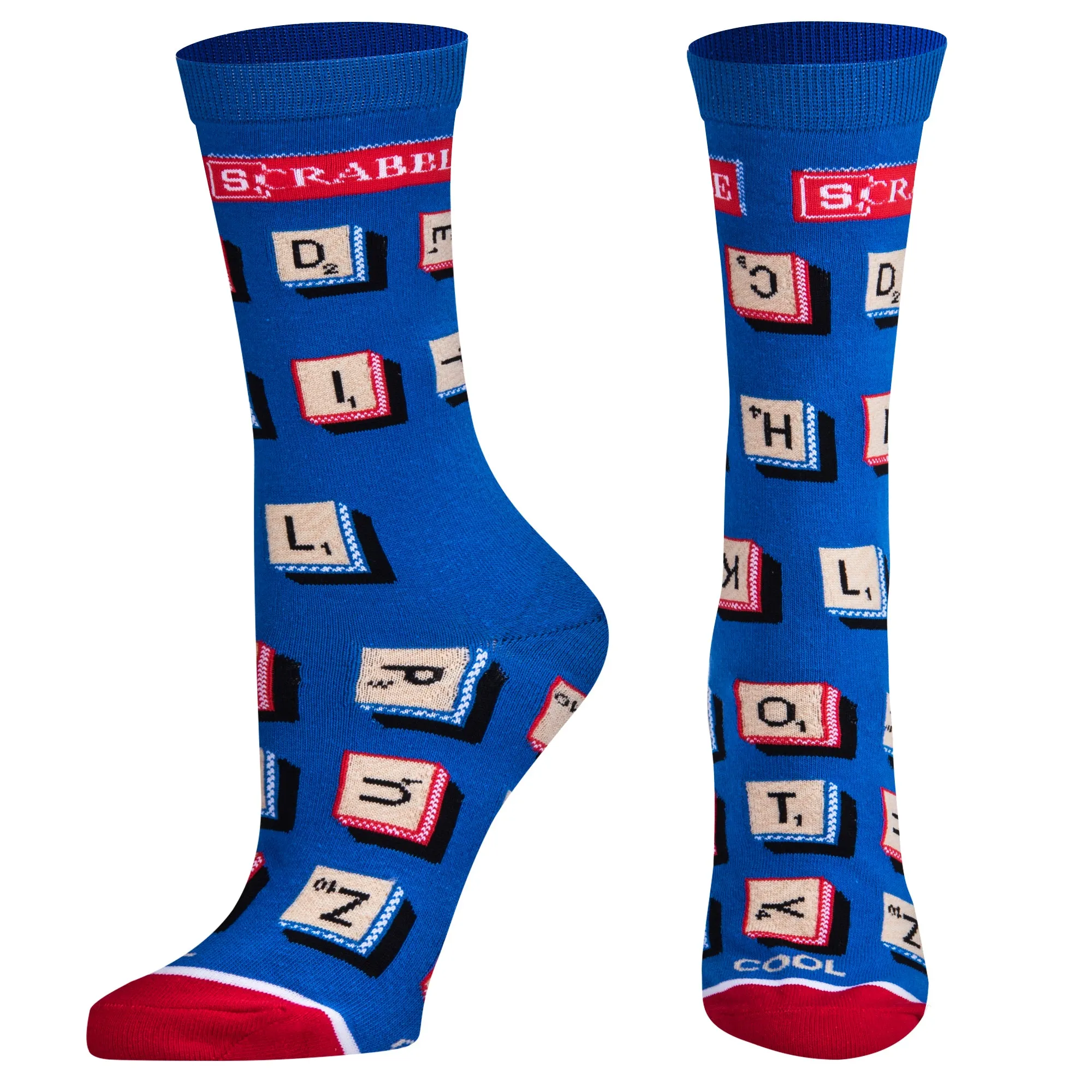 Scrabble Letters Women's Crew Socks sold by Odd Sox product image thumbnail 2