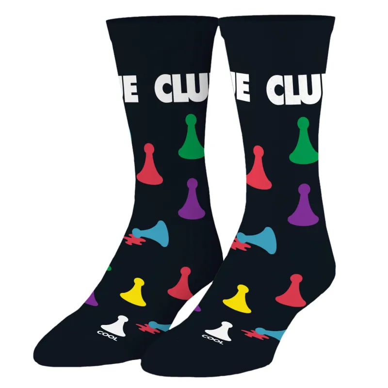 Clue Pieces Men's Crew Socks sold by Odd Sox