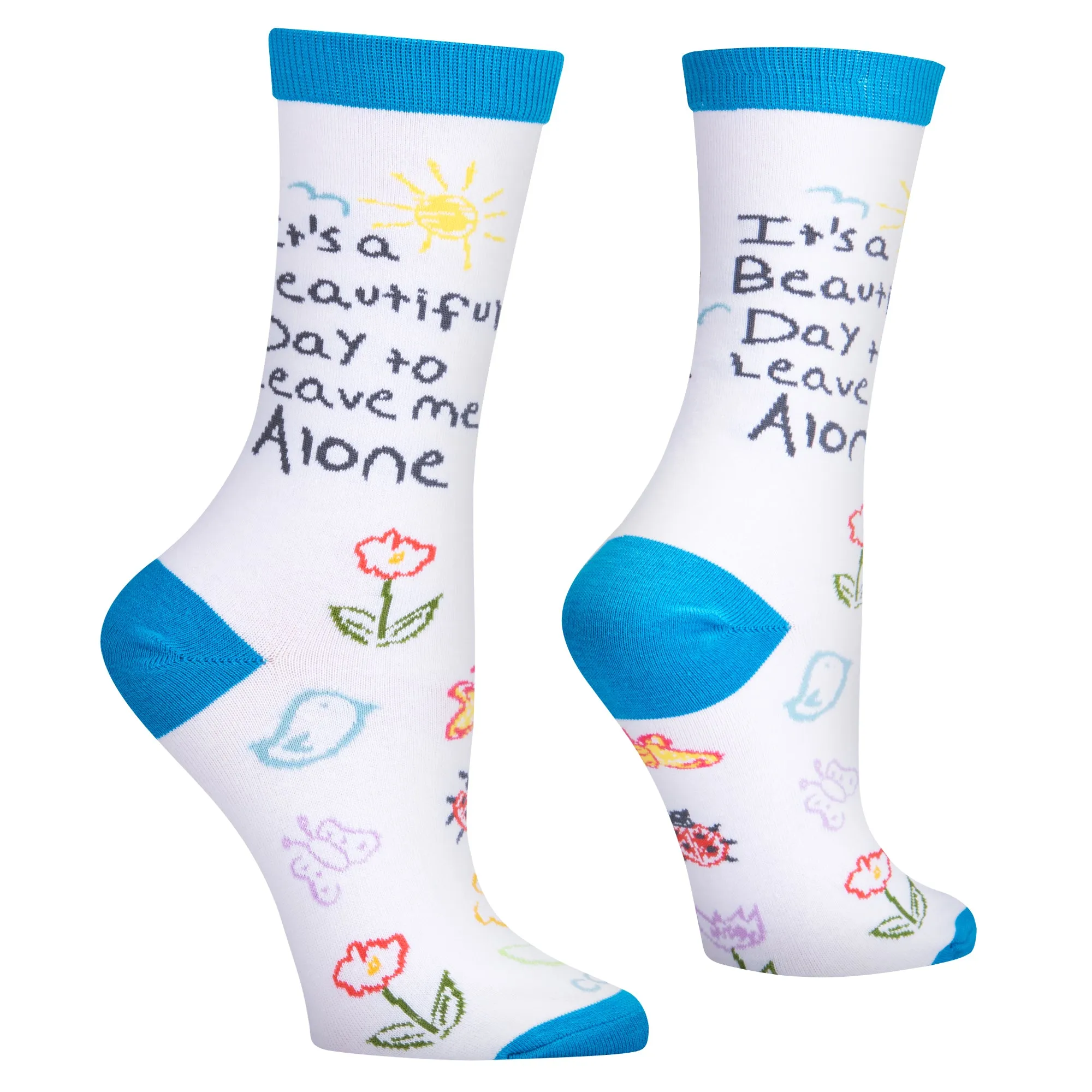 Its A Beautiful Day Women's Crew Socks sold by Odd Sox product image thumbnail 3