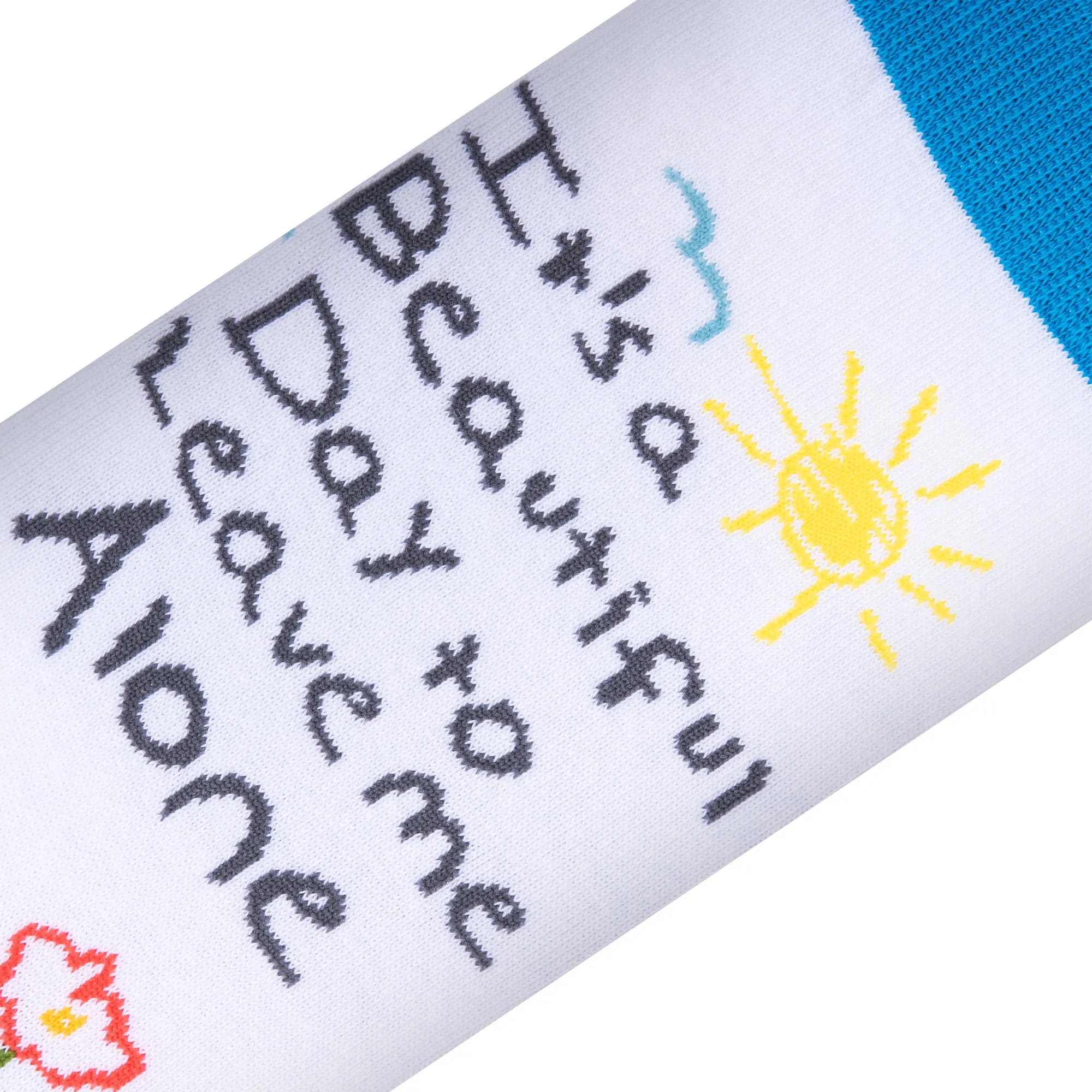 Its A Beautiful Day Women's Crew Socks sold by Odd Sox product image thumbnail 4