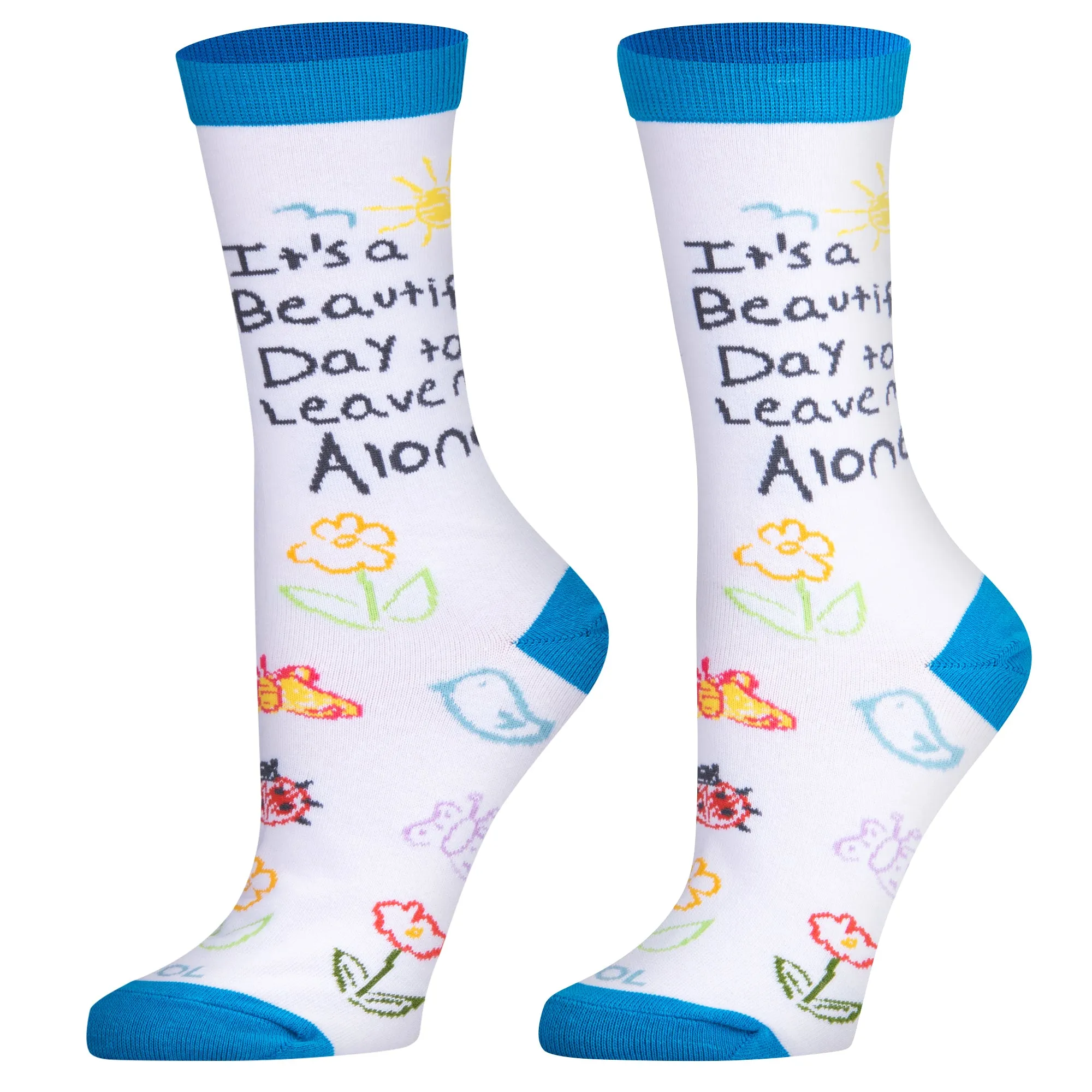 Its A Beautiful Day Women's Crew Socks sold by Odd Sox