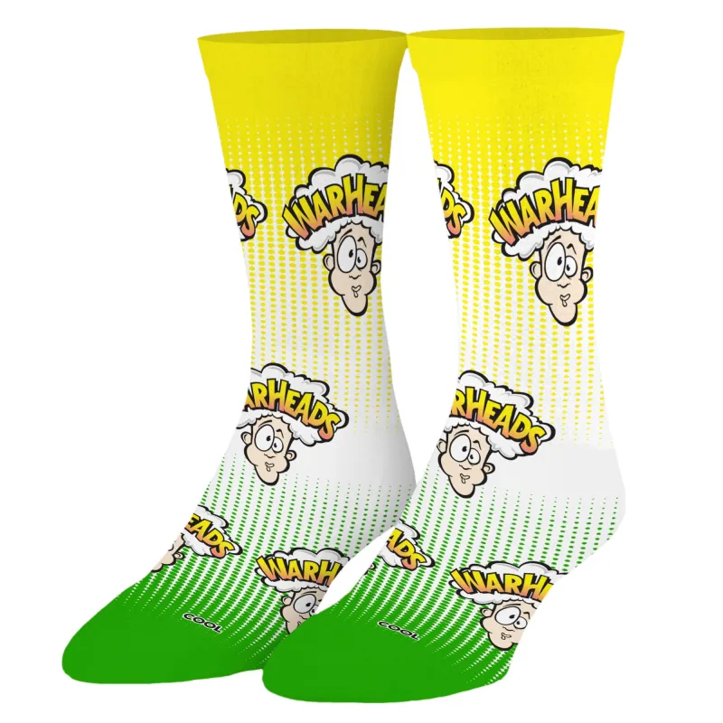 Warheads Fade Men's Crew Socks sold by Odd Sox