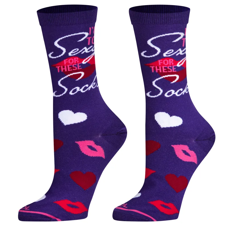 Too Sexy  Women's Crew Socks sold by Odd Sox