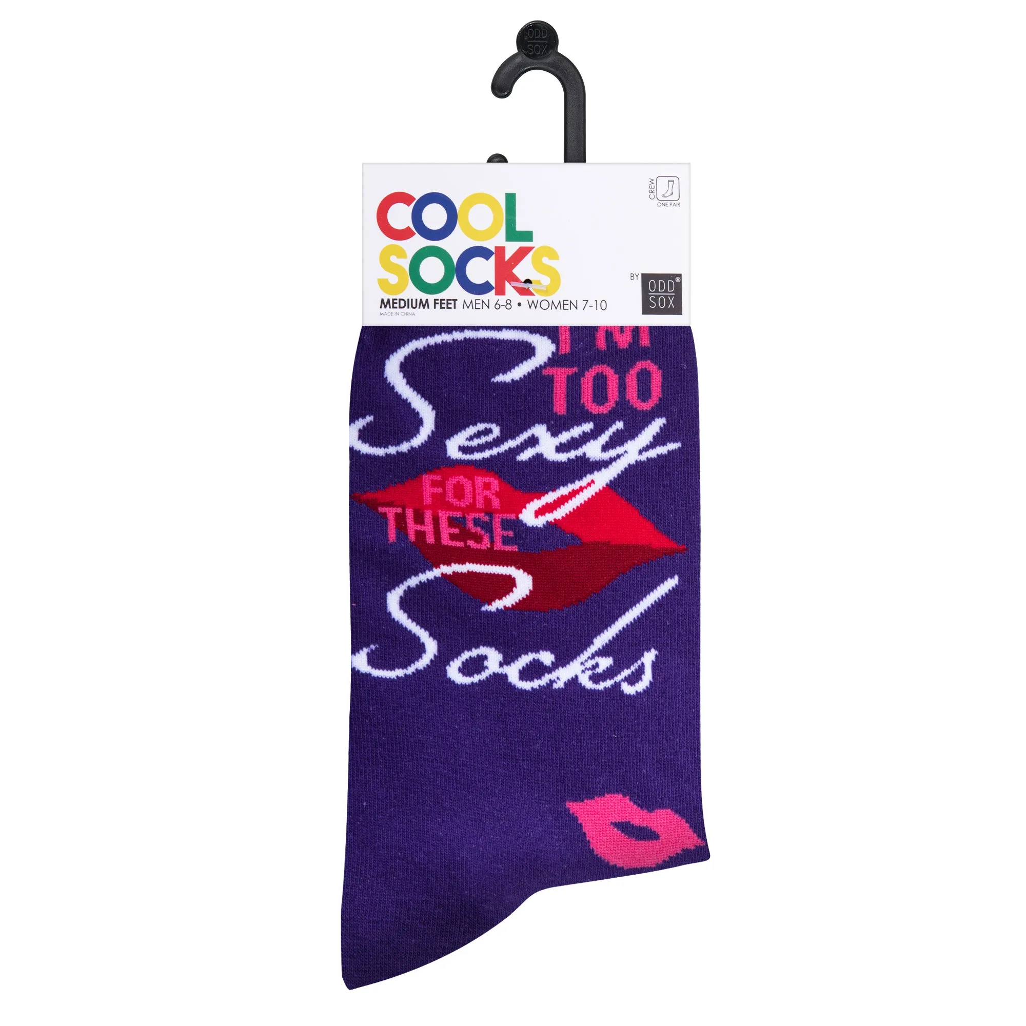 Too Sexy Women's Crew Socks sold by Odd Sox product image thumbnail 5