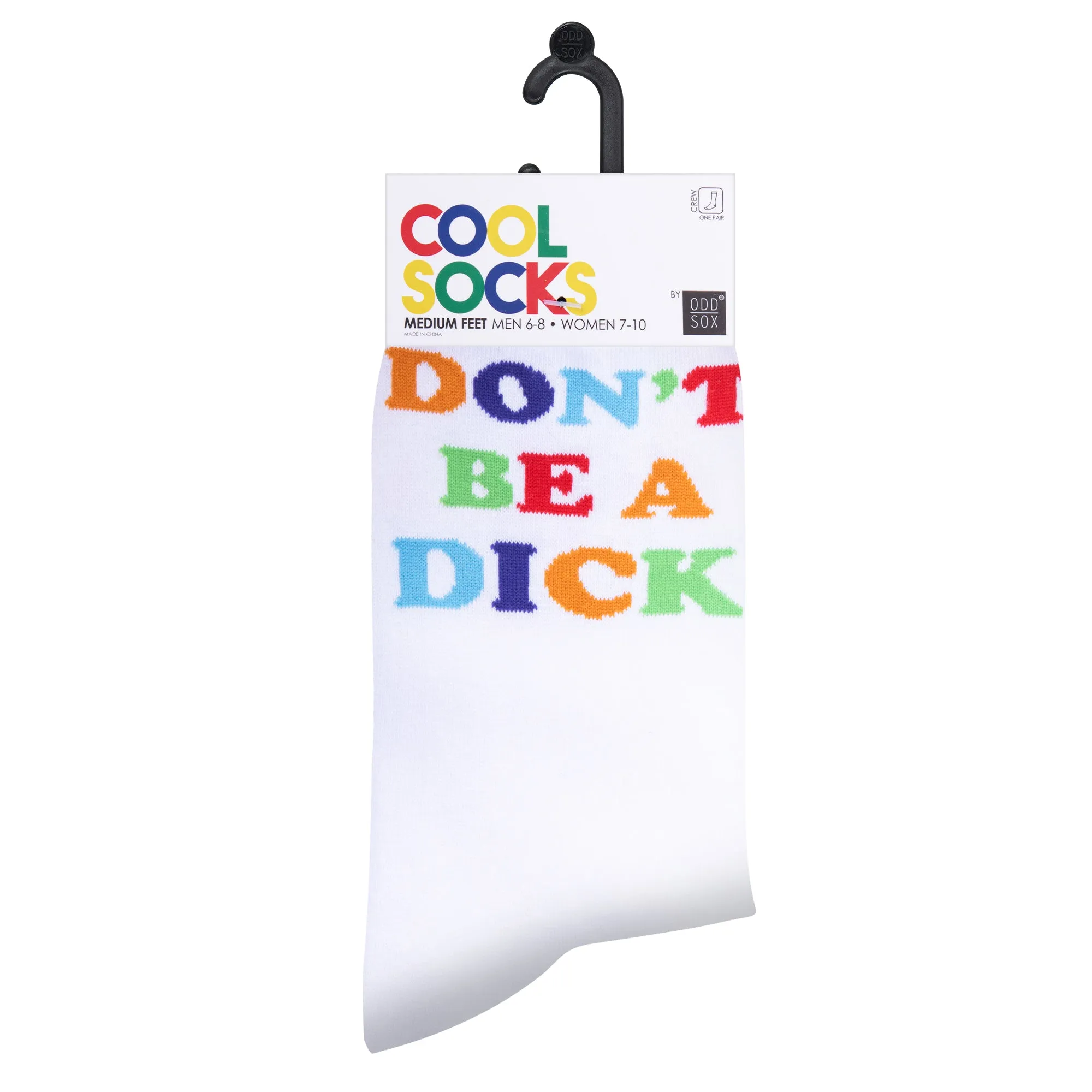 Don't Be A Dick Women's Crew Socks sold by Odd Sox product image thumbnail 5