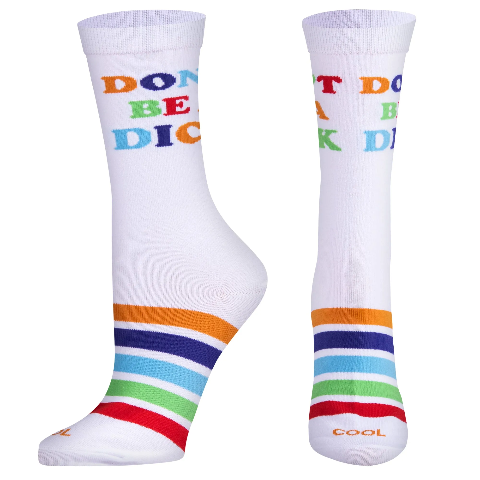 Don't Be A Dick Women's Crew Socks sold by Odd Sox product image thumbnail 2