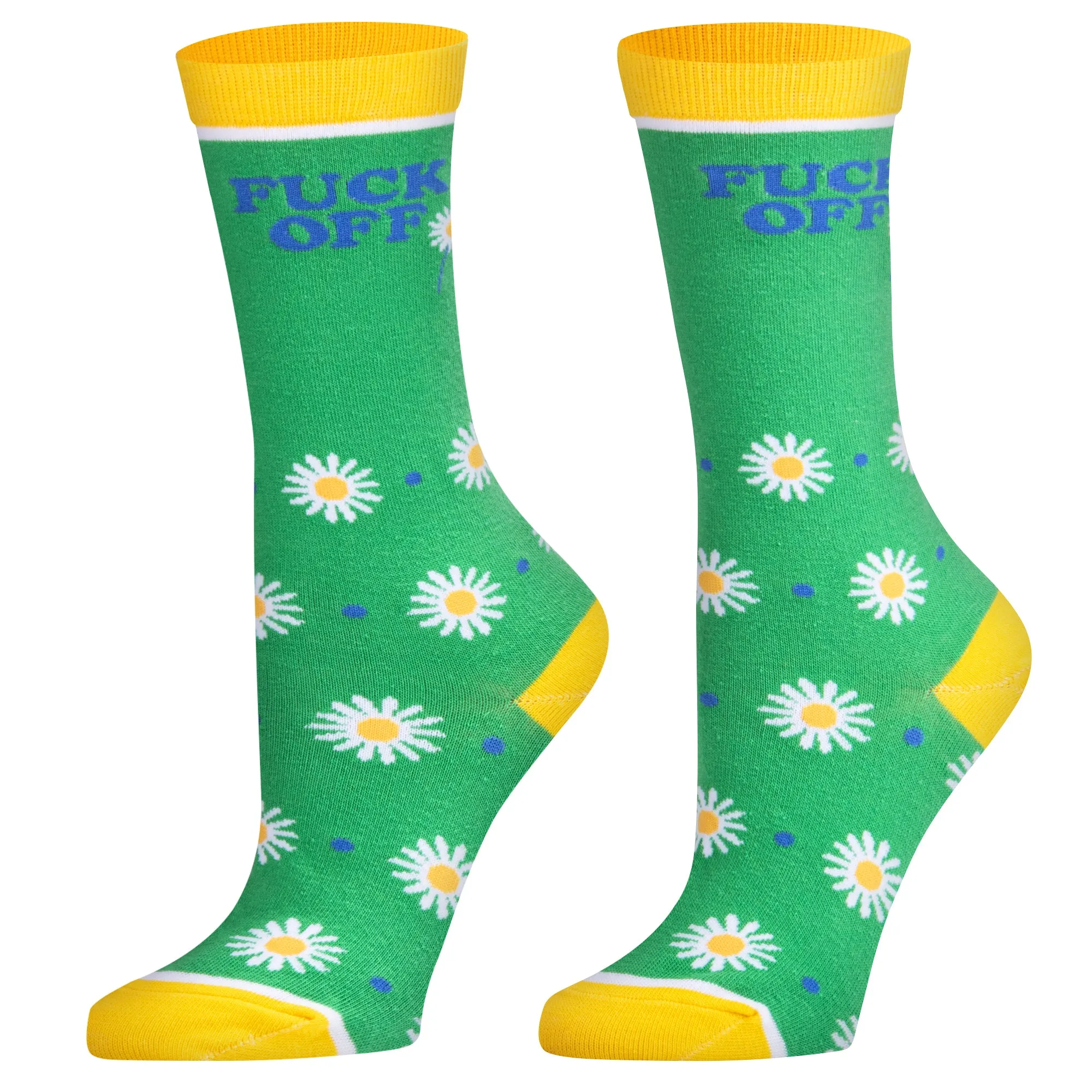 Fuck Off Women's Crew Socks sold by Odd Sox