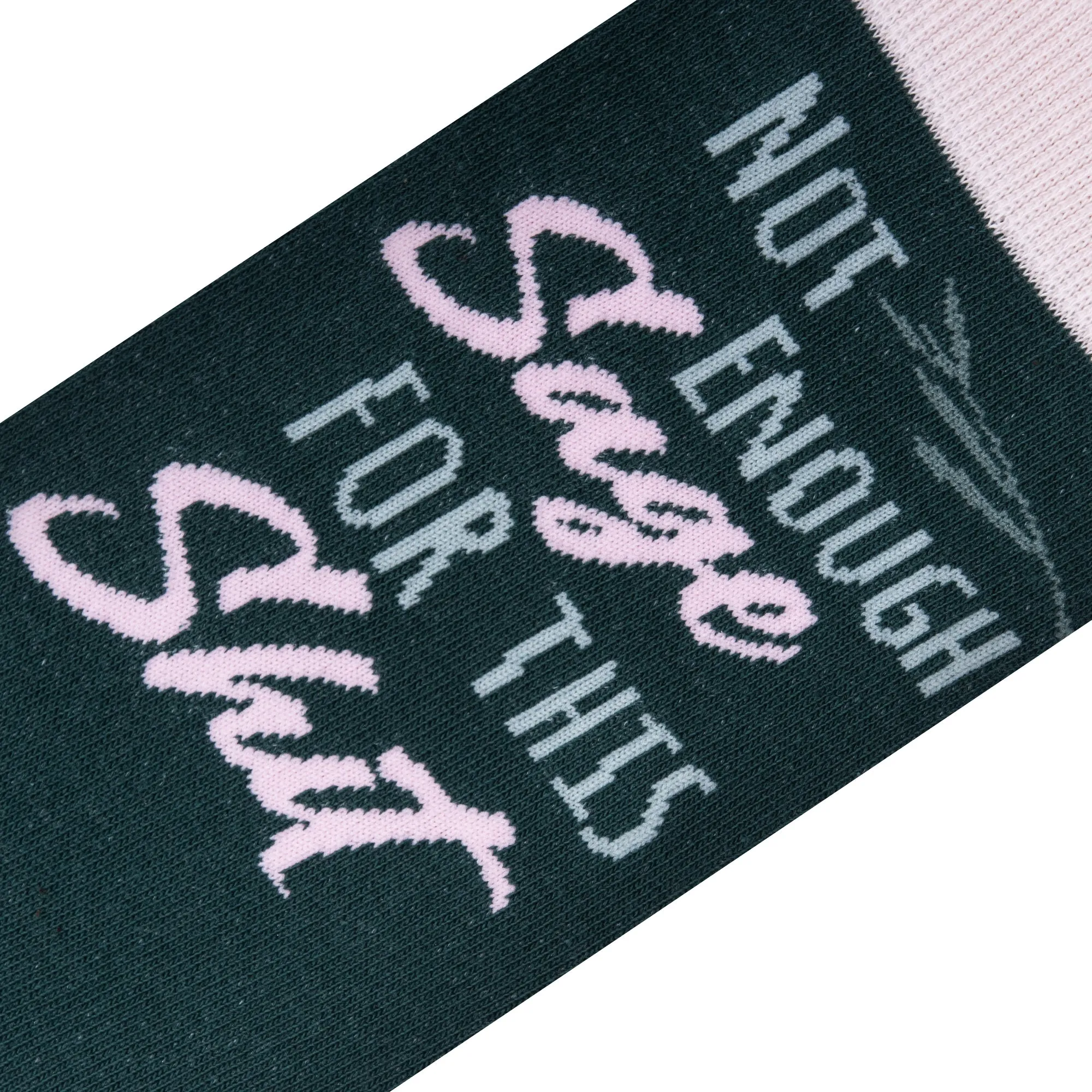 Not Enough Sage Women's Crew Socks sold by Odd Sox product image thumbnail 4
