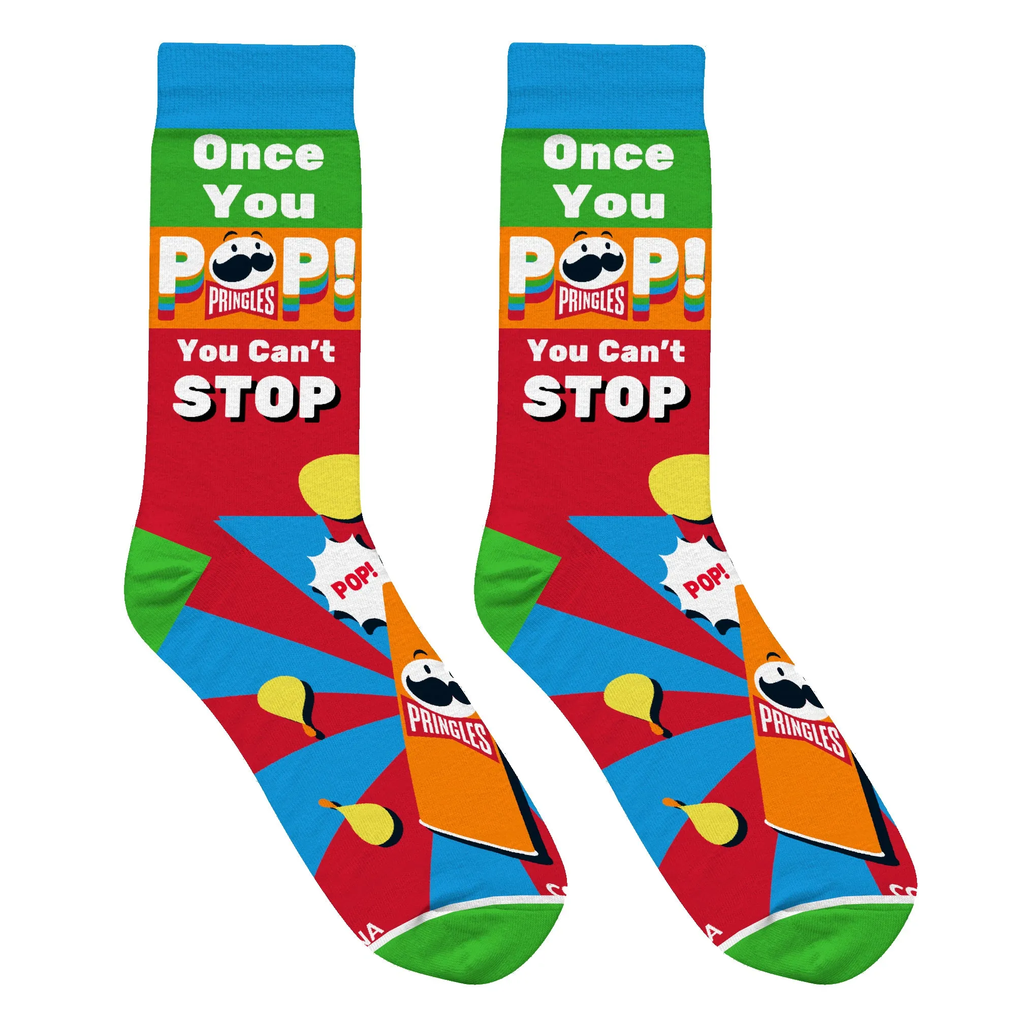 Pop! Can't Stop Men's Crew Socks sold by Odd Sox product image thumbnail 5